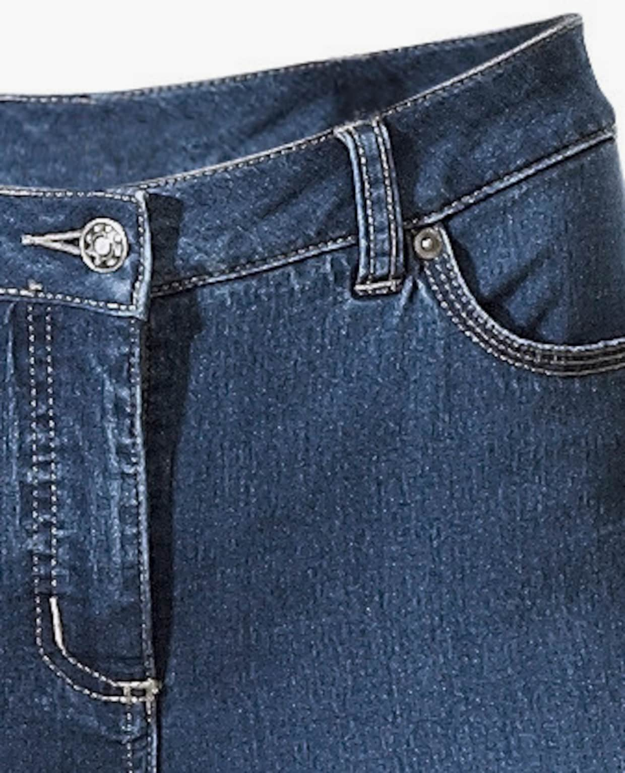 heine 'Buik weg'-jeans - blue stone