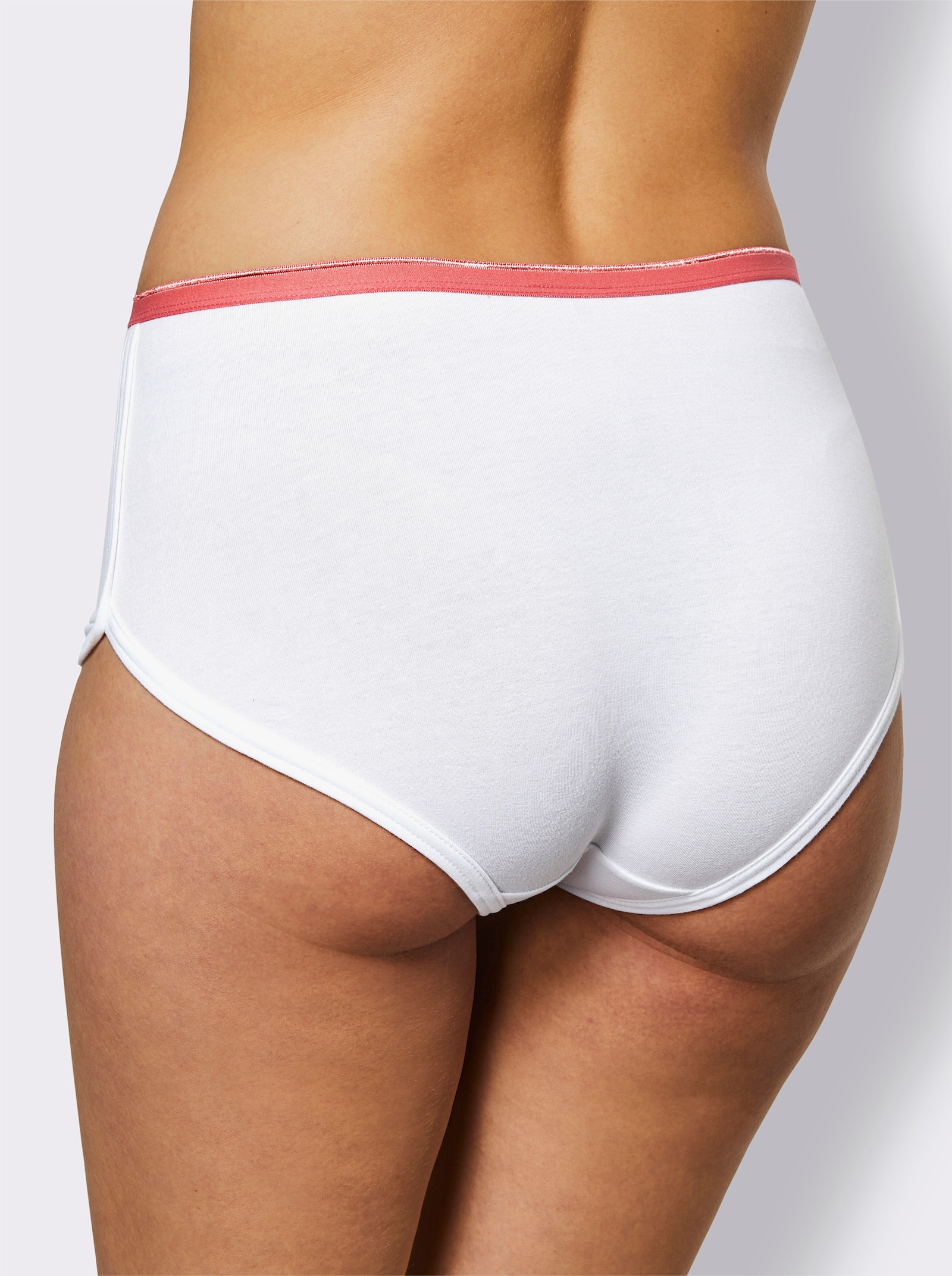 wäschepur Kalhotky s potiskem dnů v týdnu - bílá