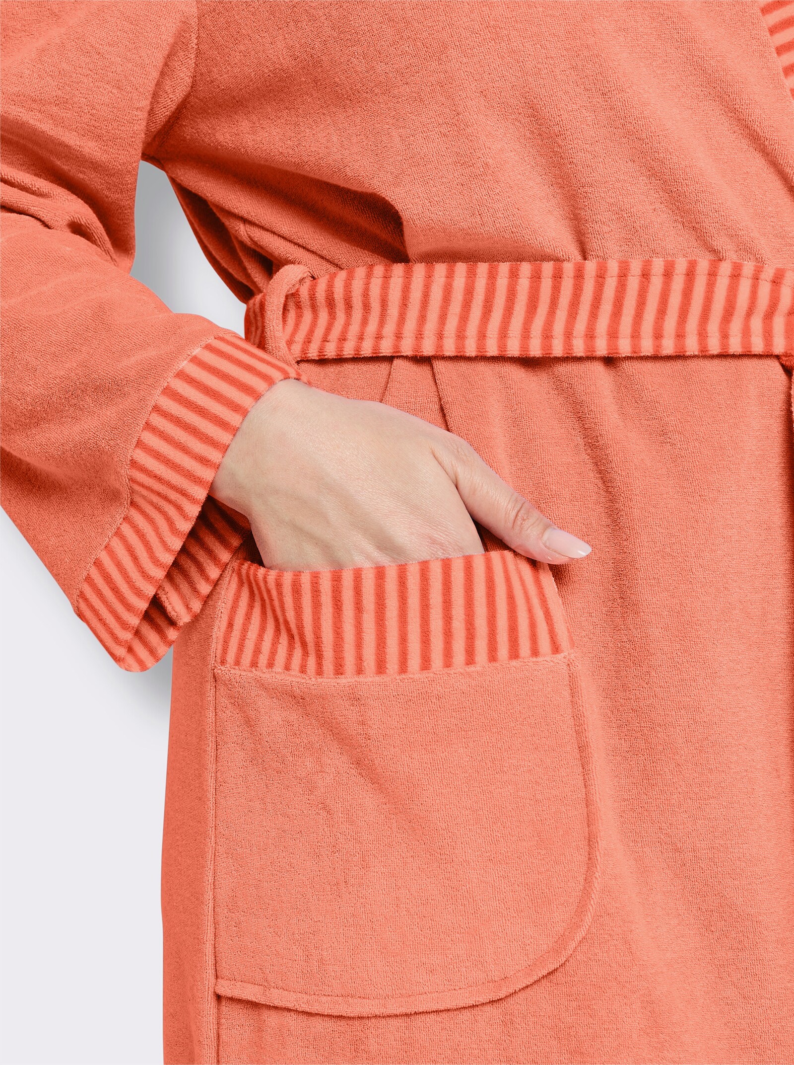 Comtessa Damenbademantel - apricot