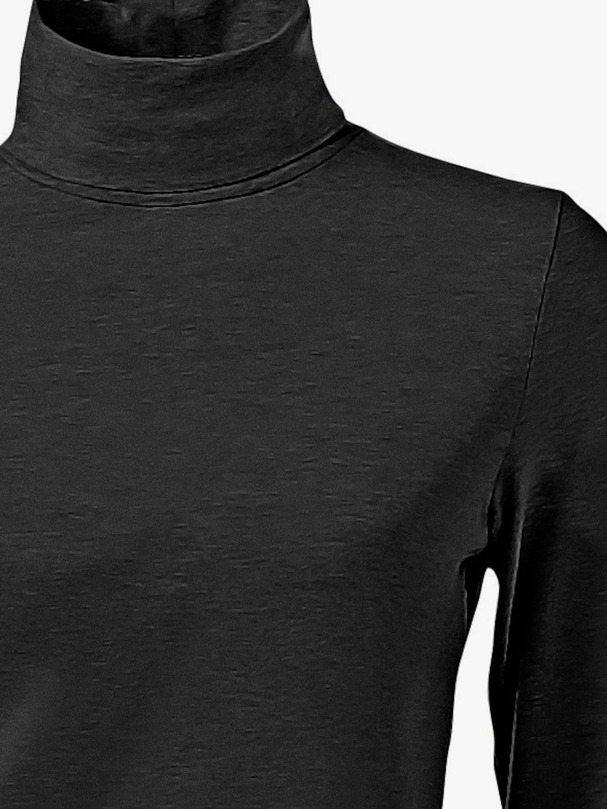 heine T-shirt col roulé - noir