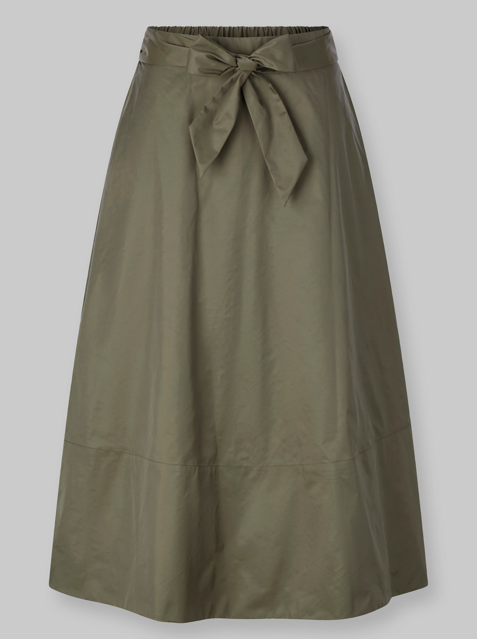 heine Schlupfrock mit leichtem Glanz - oliv