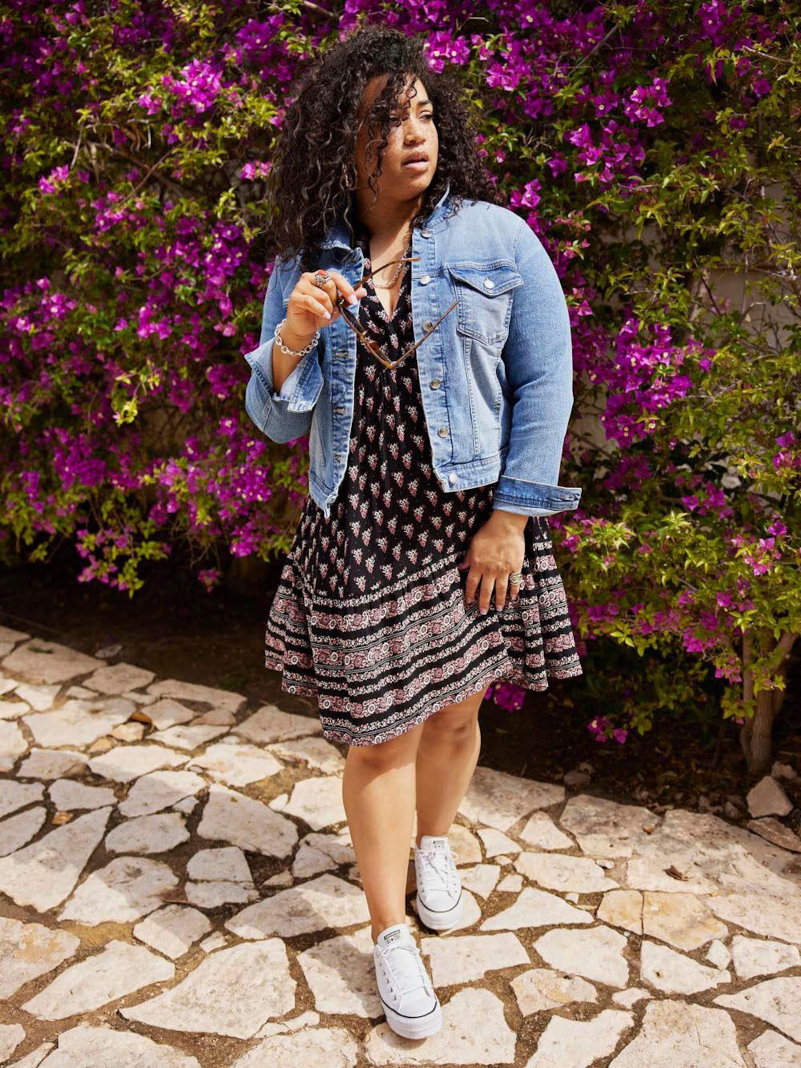 ONLY CARMAKOMA Jeansjacke - light-blue-used