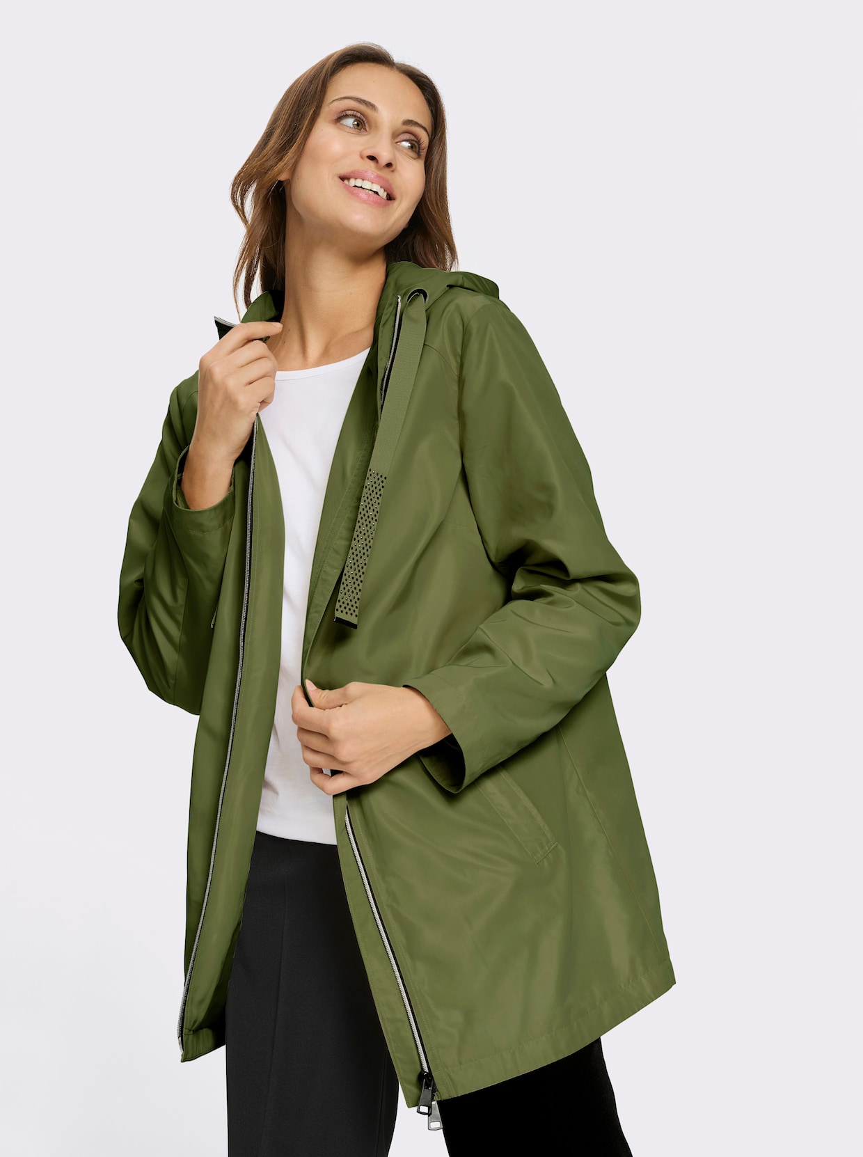 Outdoorjacke - oliv