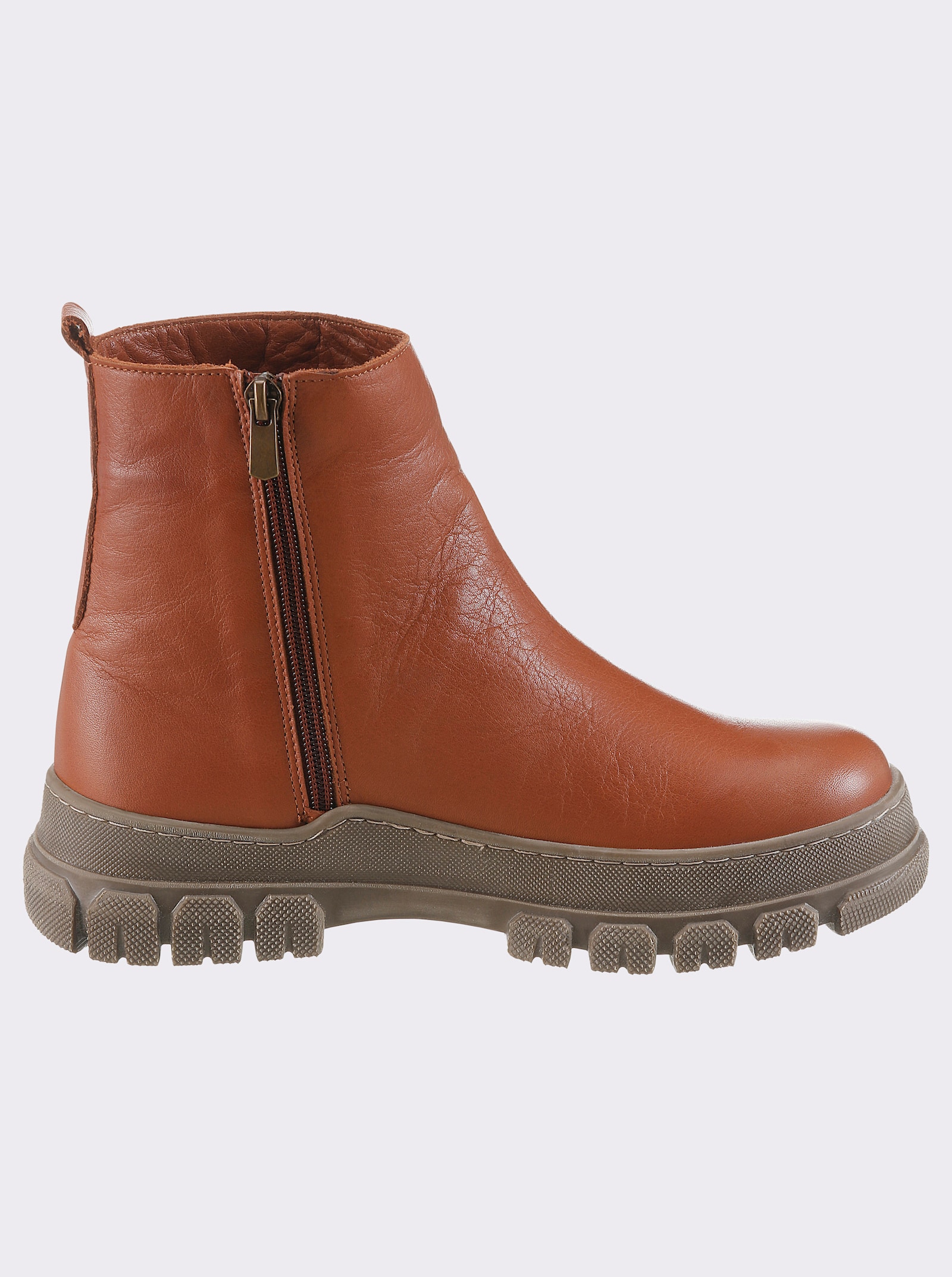 Andrea Conti Stiefelette - cognac