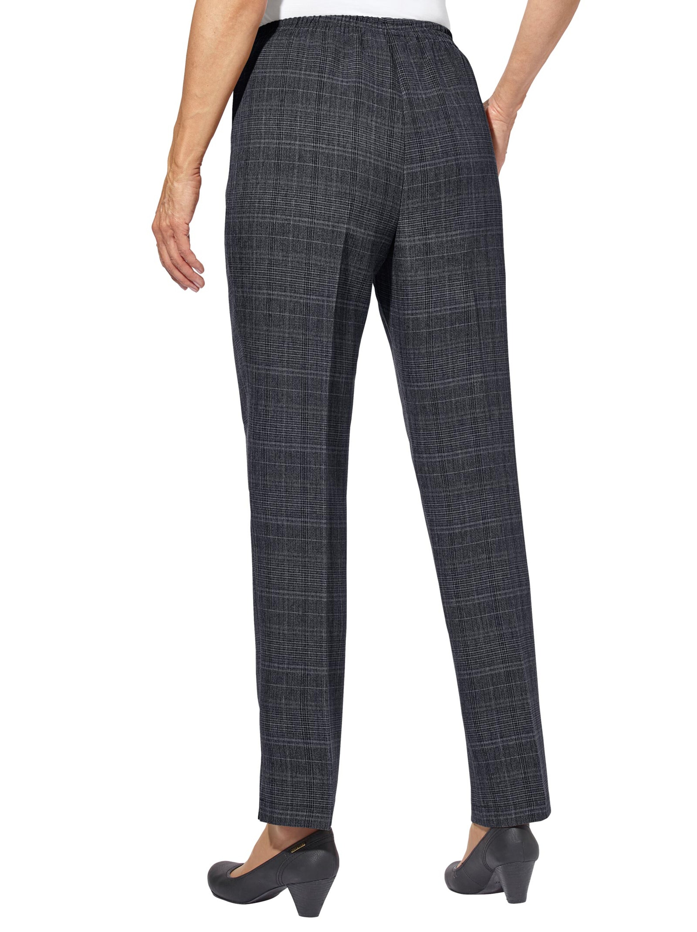 Hose - marine-kariert