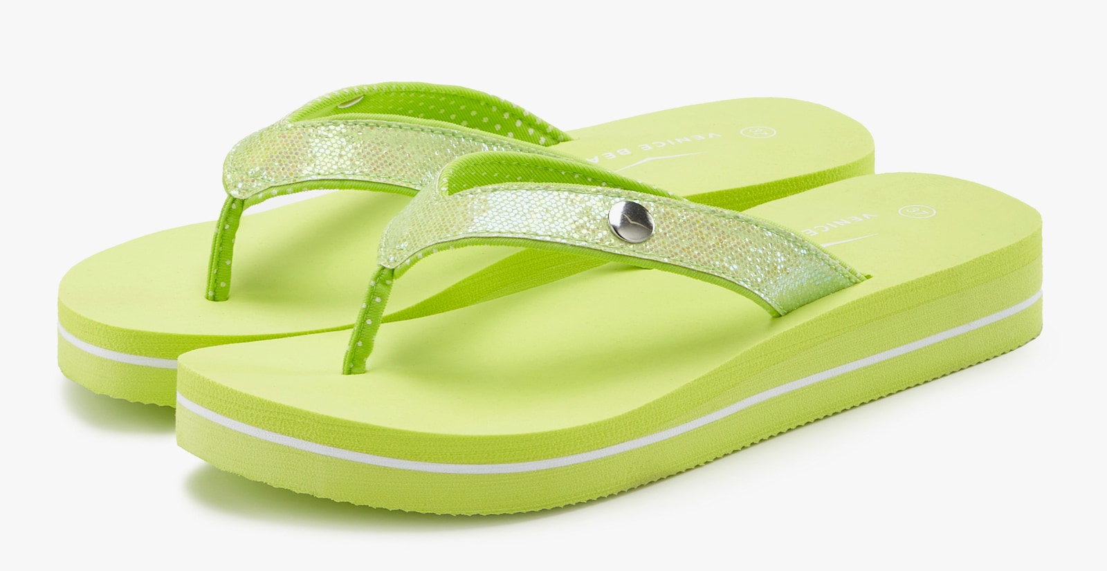 Venice Beach Badezehentrenner - lime