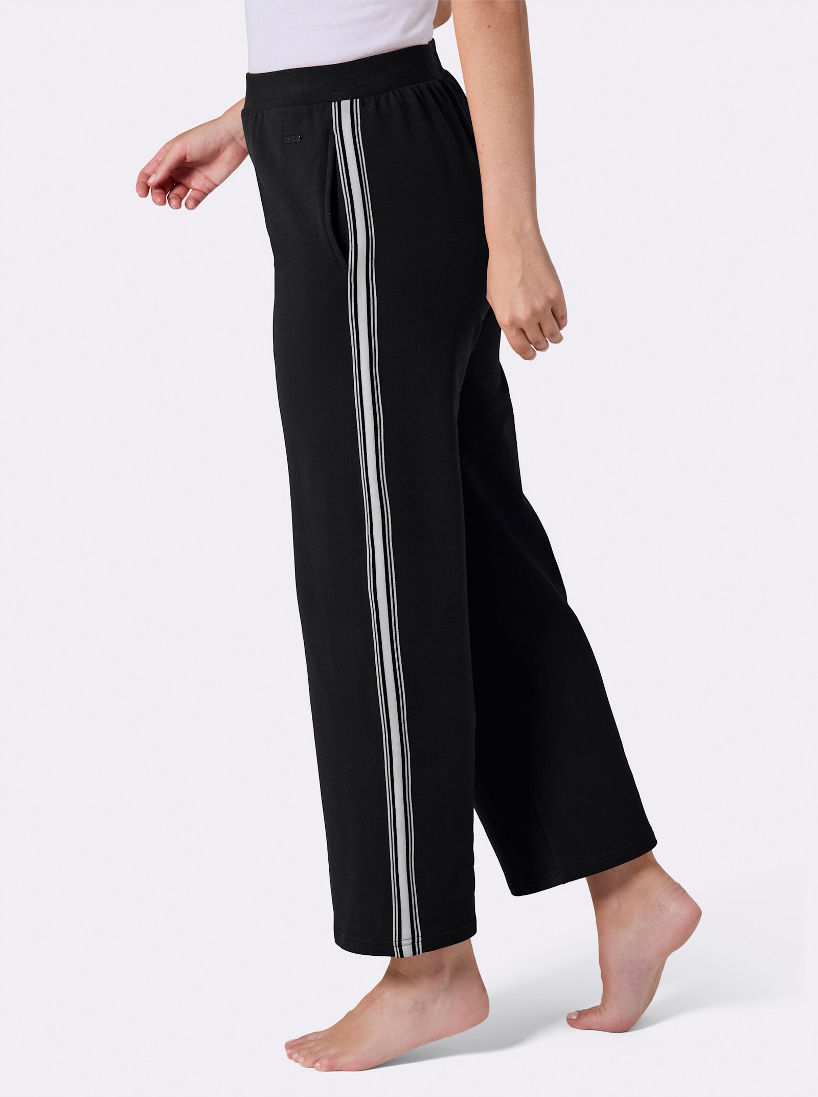 feel good Hose - schwarz-ecru