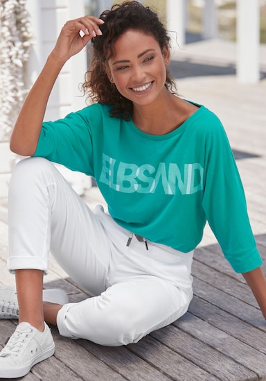 Elbsand Shirt met 3/4-mouw - seaweed teal