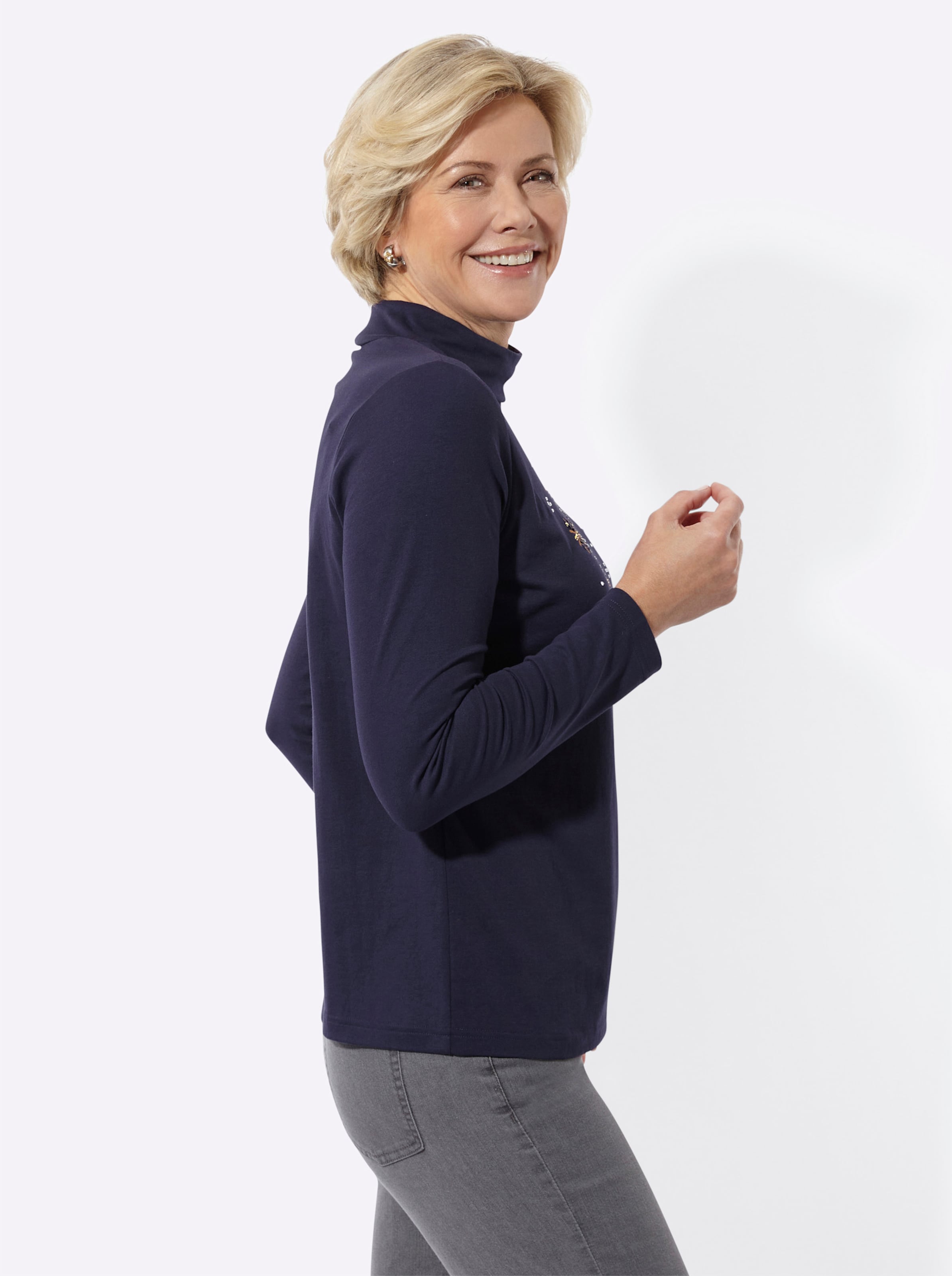 Thumbnail - Stehkragenshirt