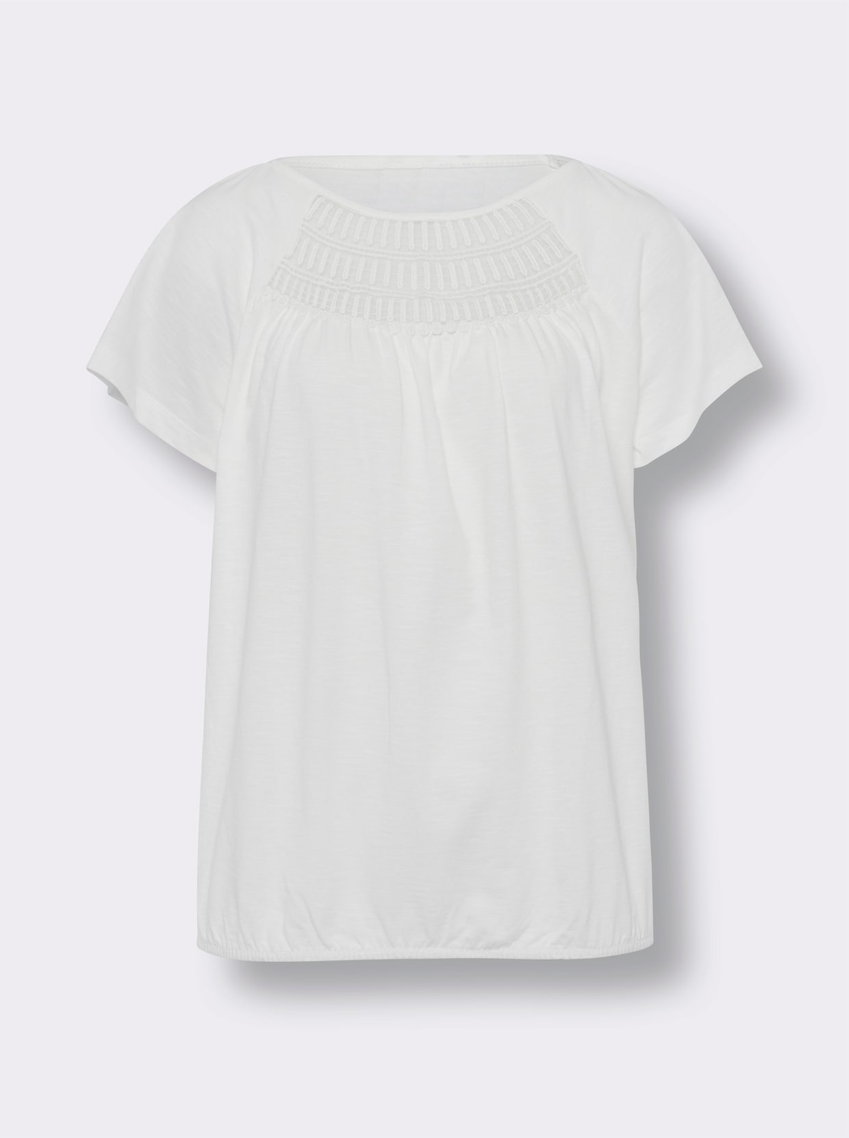 heine T-shirt à encolure ronde - écru
