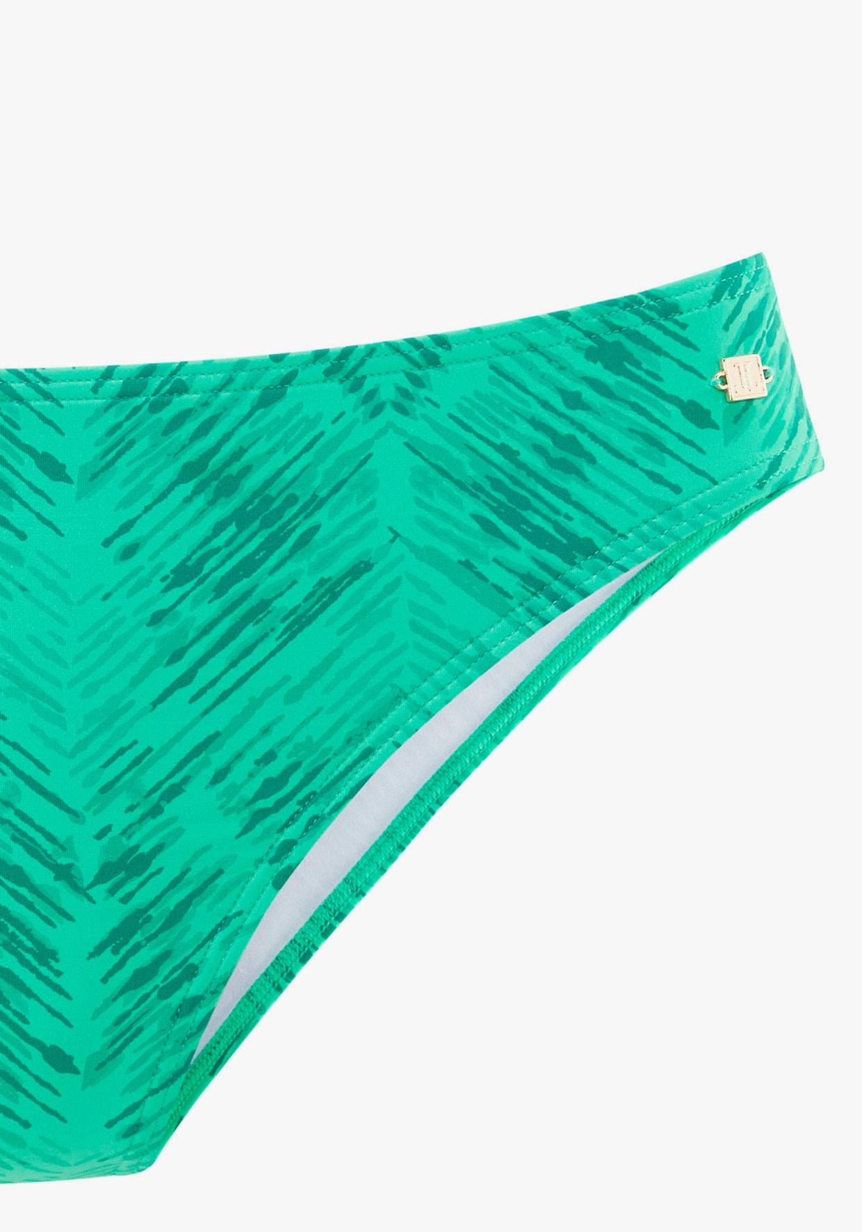 JETTE Bikinibroekje - groen bedrukt