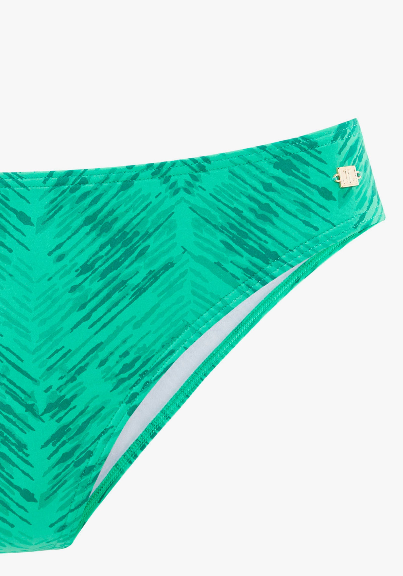 JETTE Bikinibroekje - groen bedrukt