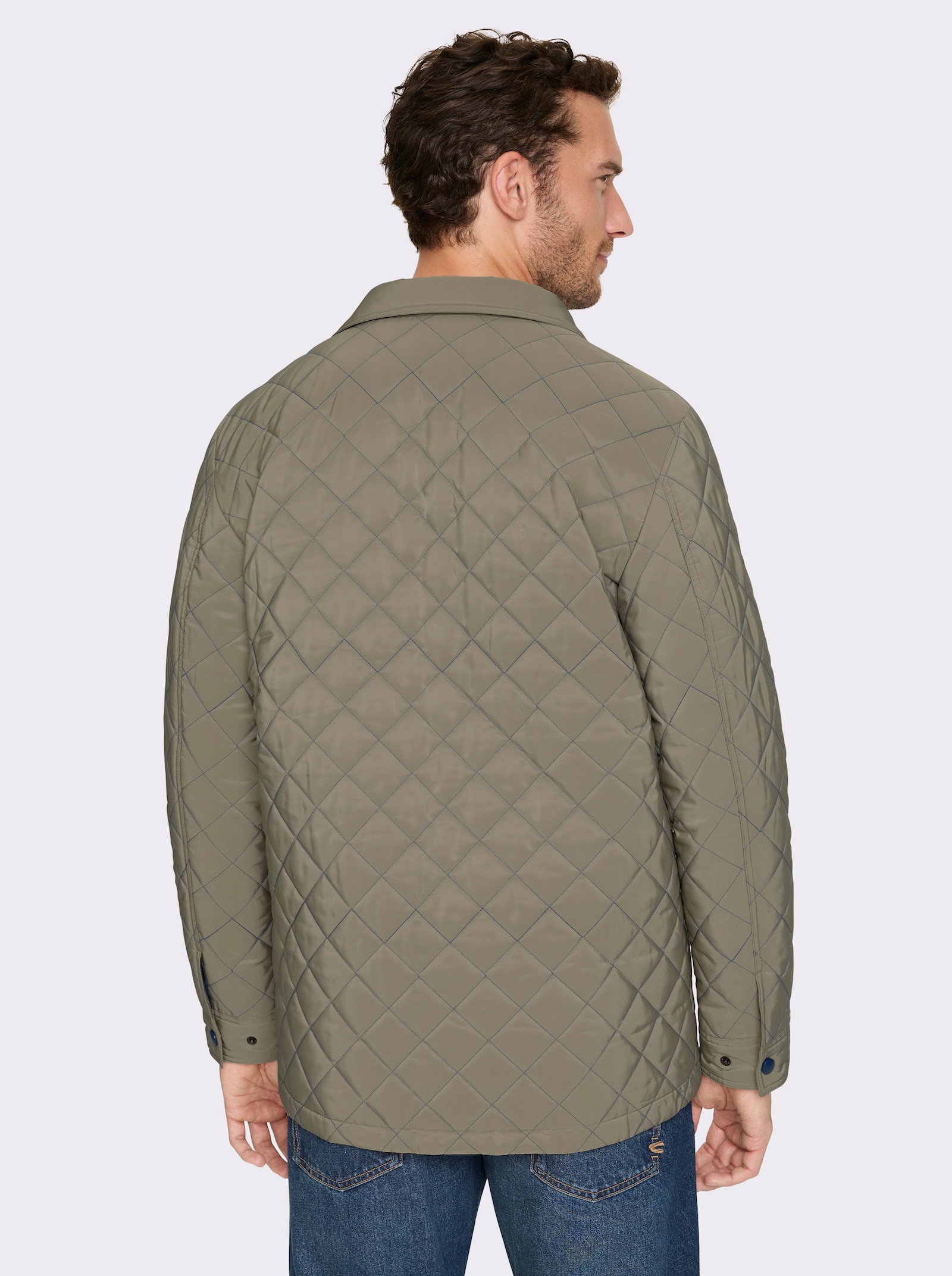 Marco Donati Steppjacke mit insgesamt 8 Taschen - schlamm