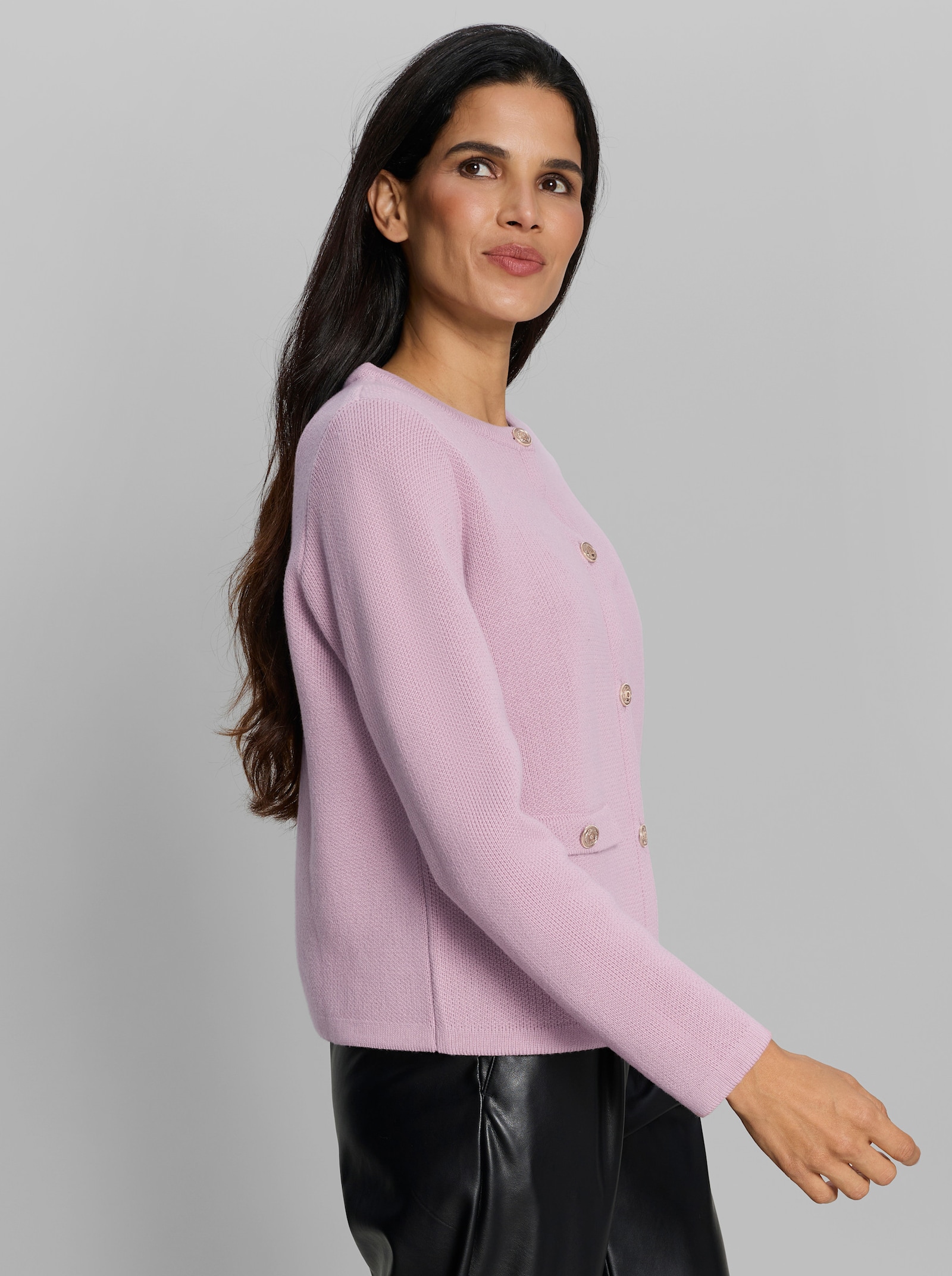 heine Strickjacke in Milano-Strick-Qualität - rosé