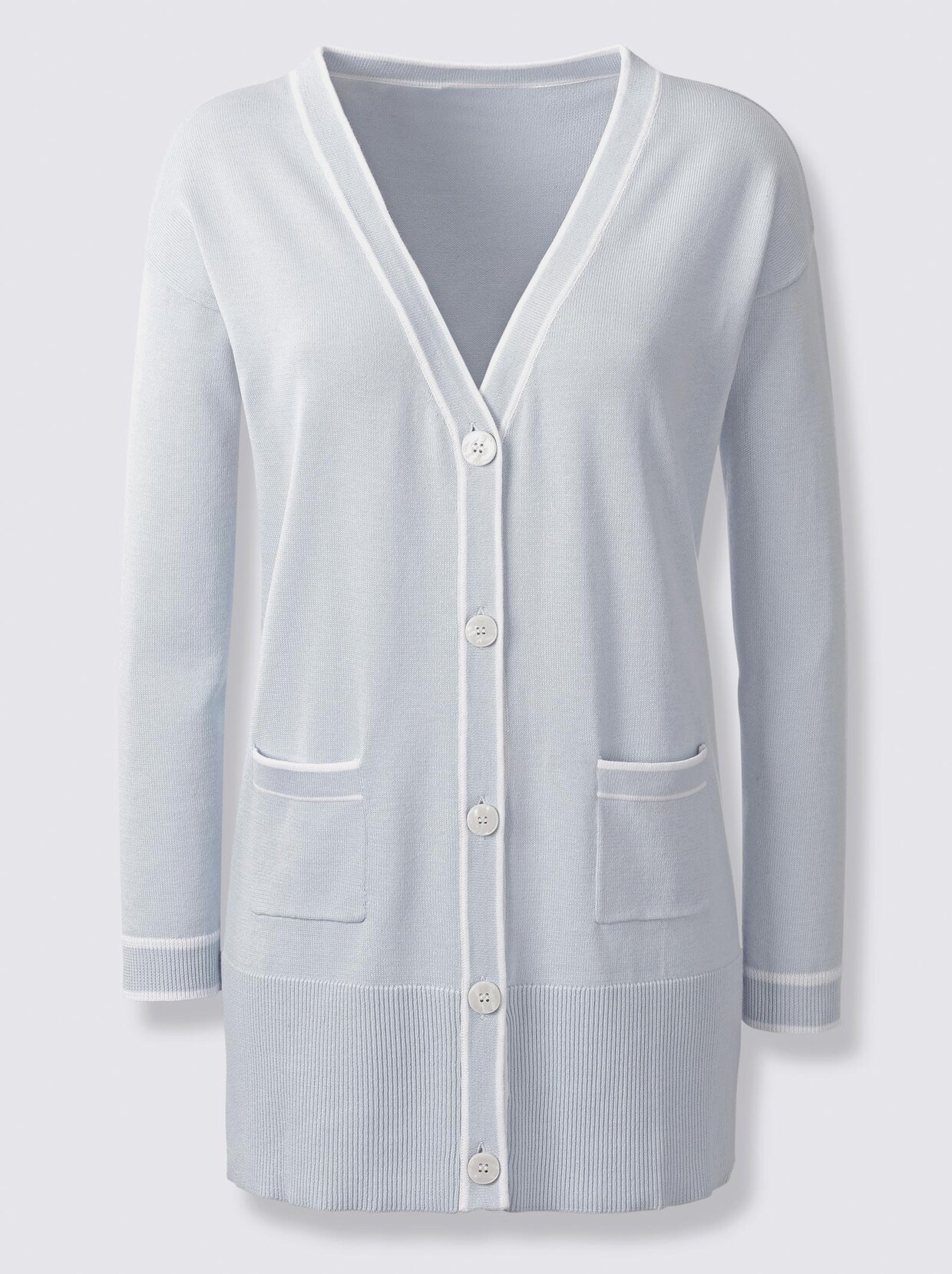 Rick Cardona Strickjacke - hellblau