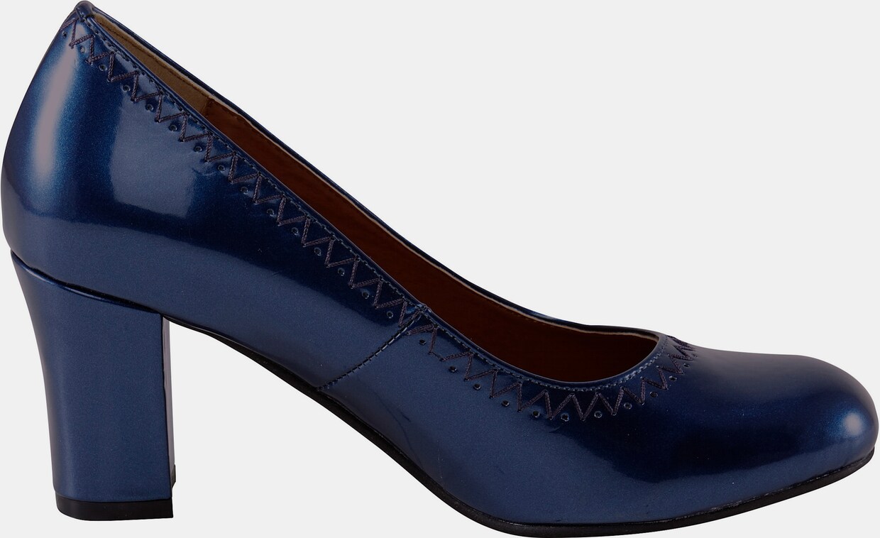 Andrea Conti Pumps - blau-metallic