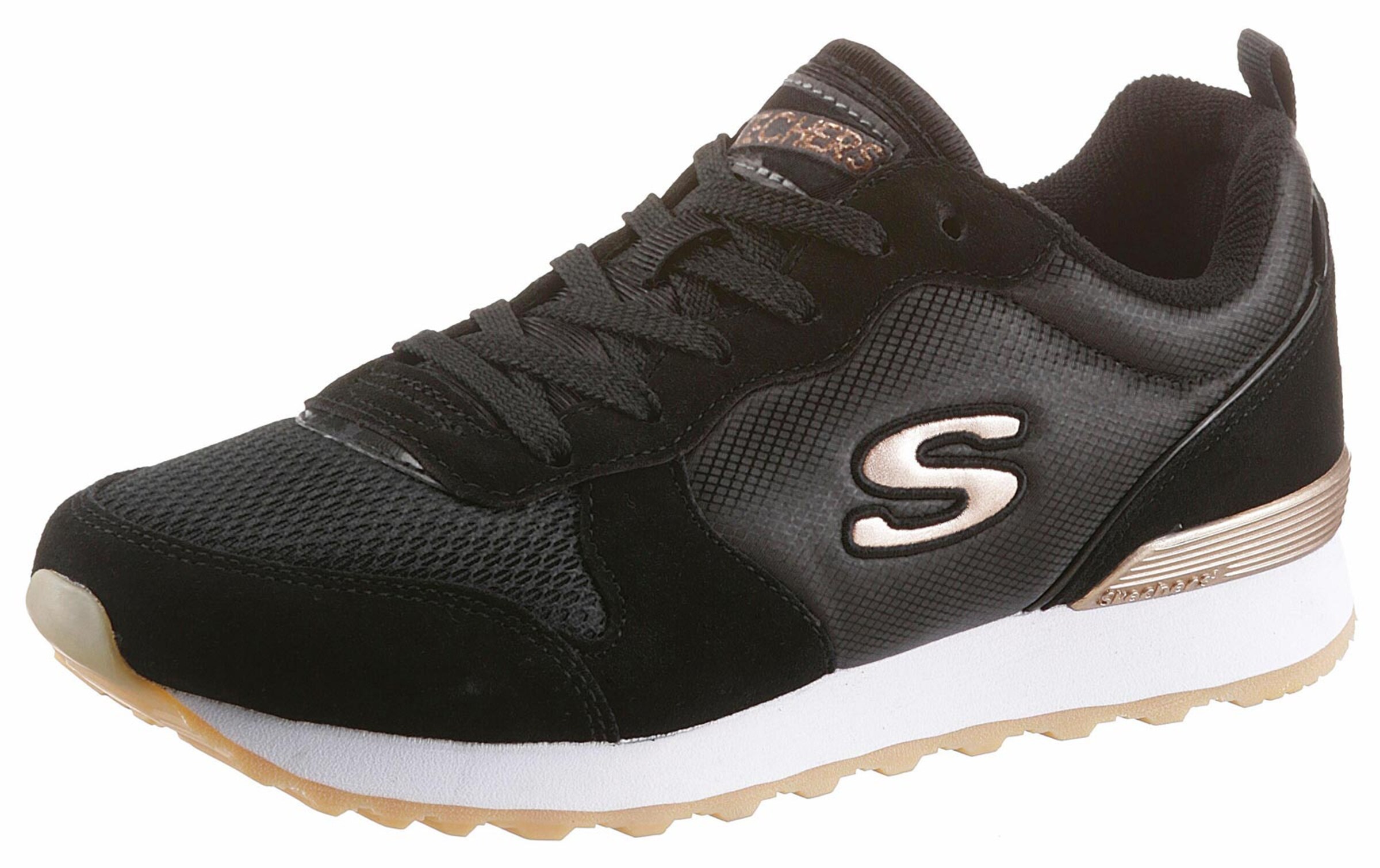 Skechers Sneaker in zwart/goudkleur | heine