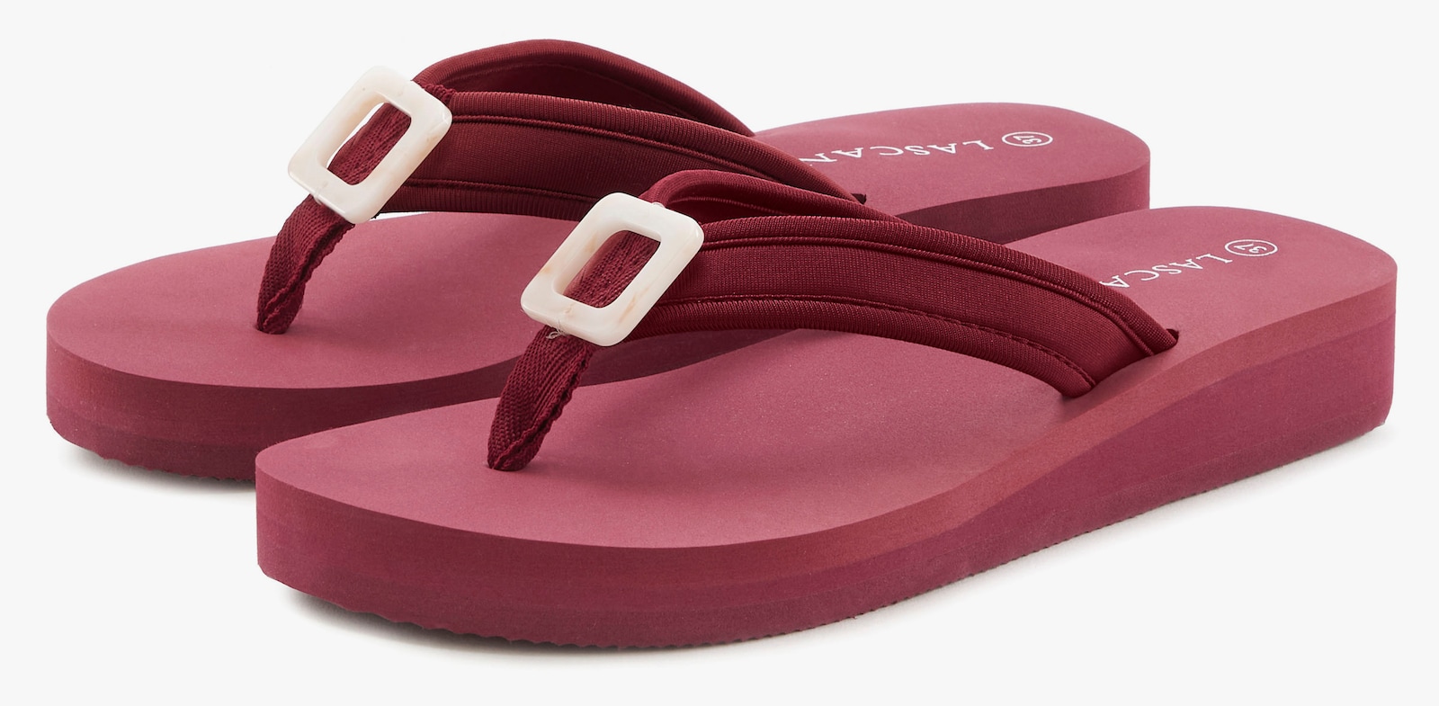 LASCANA Badezehentrenner - bordeaux