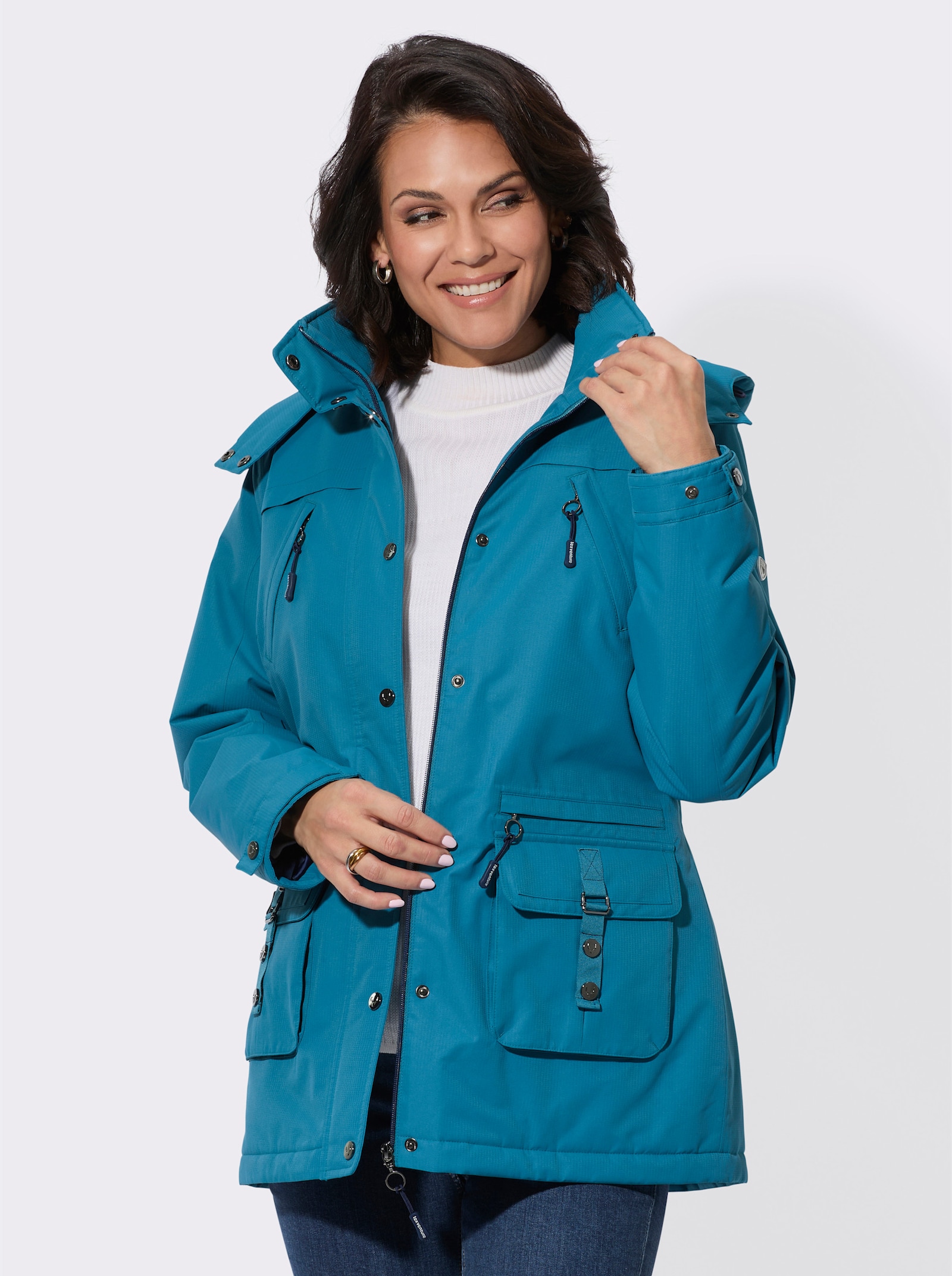 Funktionsjacke mit Texventure-Ausrüstung - topas