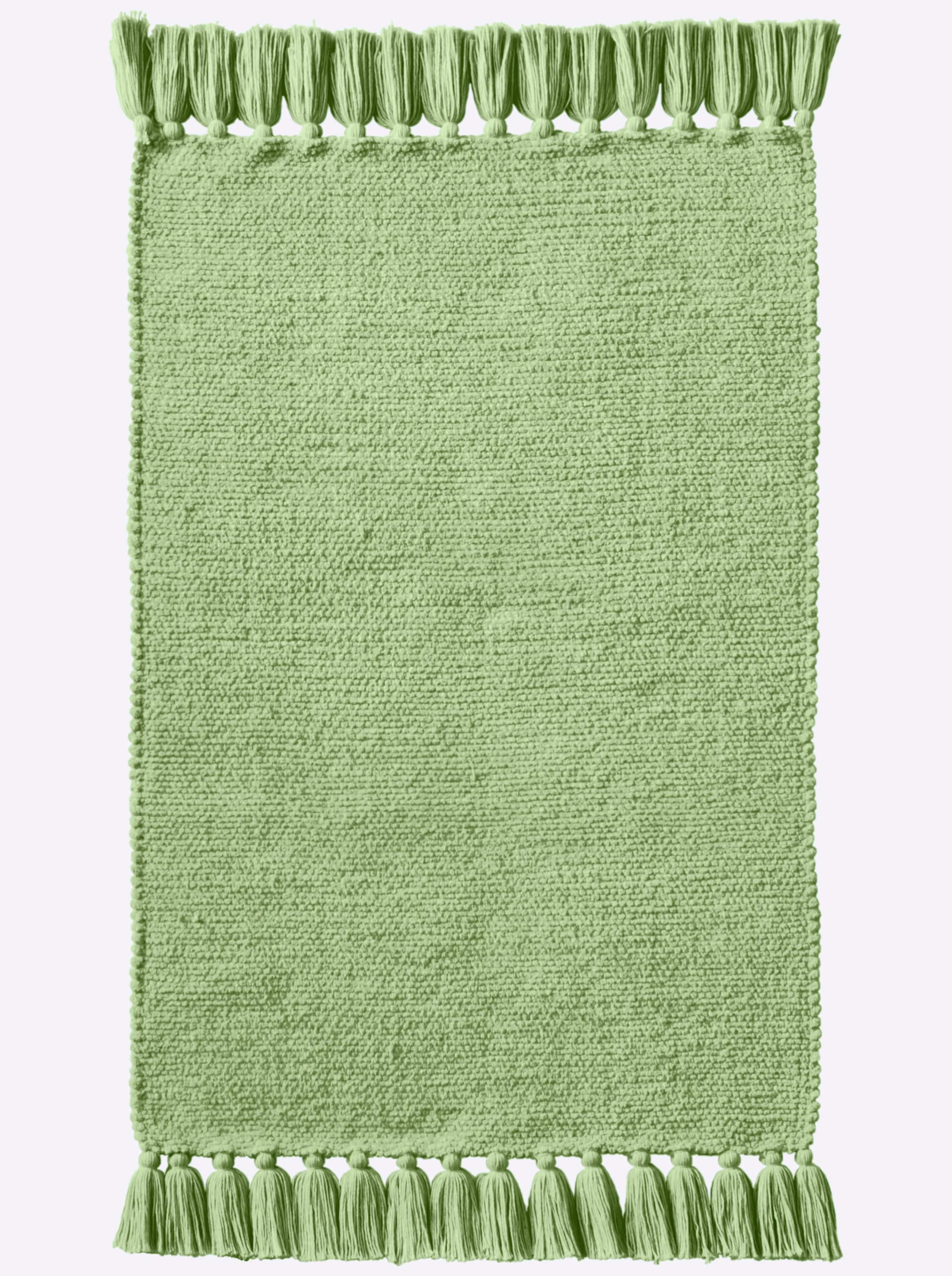 Teppich in günstig Kaufen-Teppich in grün von heine home. Teppich in grün von heine home <![CDATA[Teppich Mit dekorativen Fransen an den Schmalseiten. Weiche Ware.]]>. 