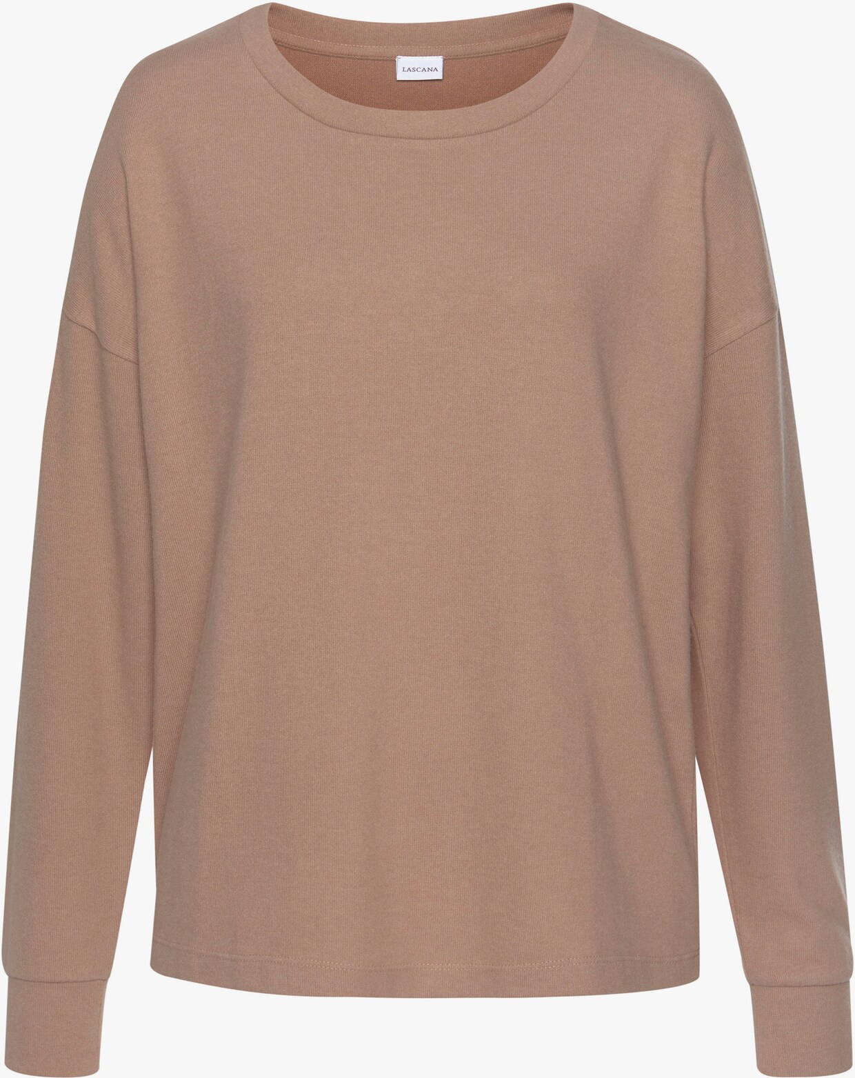 LASCANA Gebreide pullover - taupe