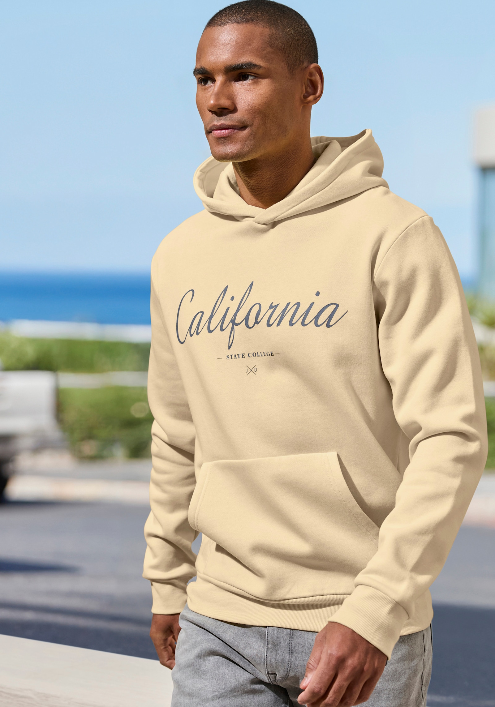 John Devin Hoodie - gelb