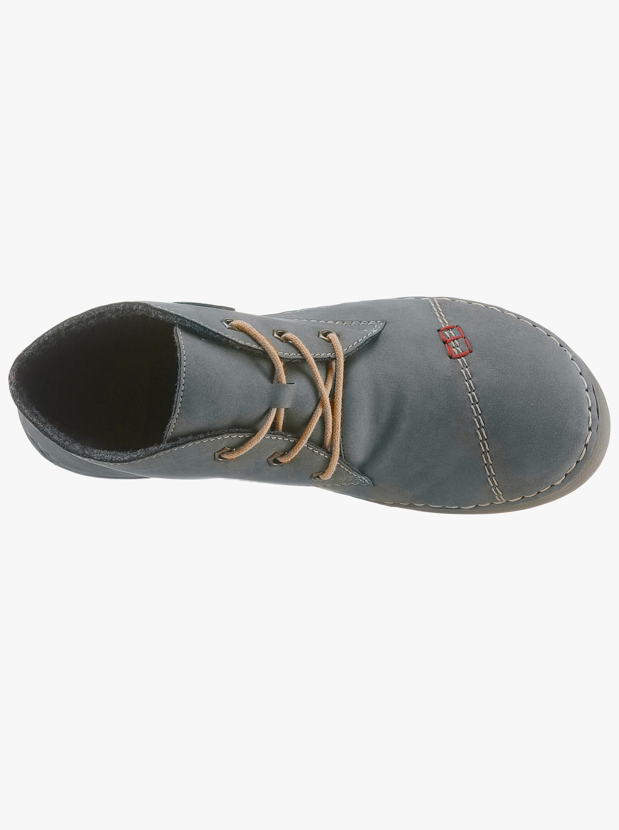 Rieker Kotníčková obuv - džínová modrá