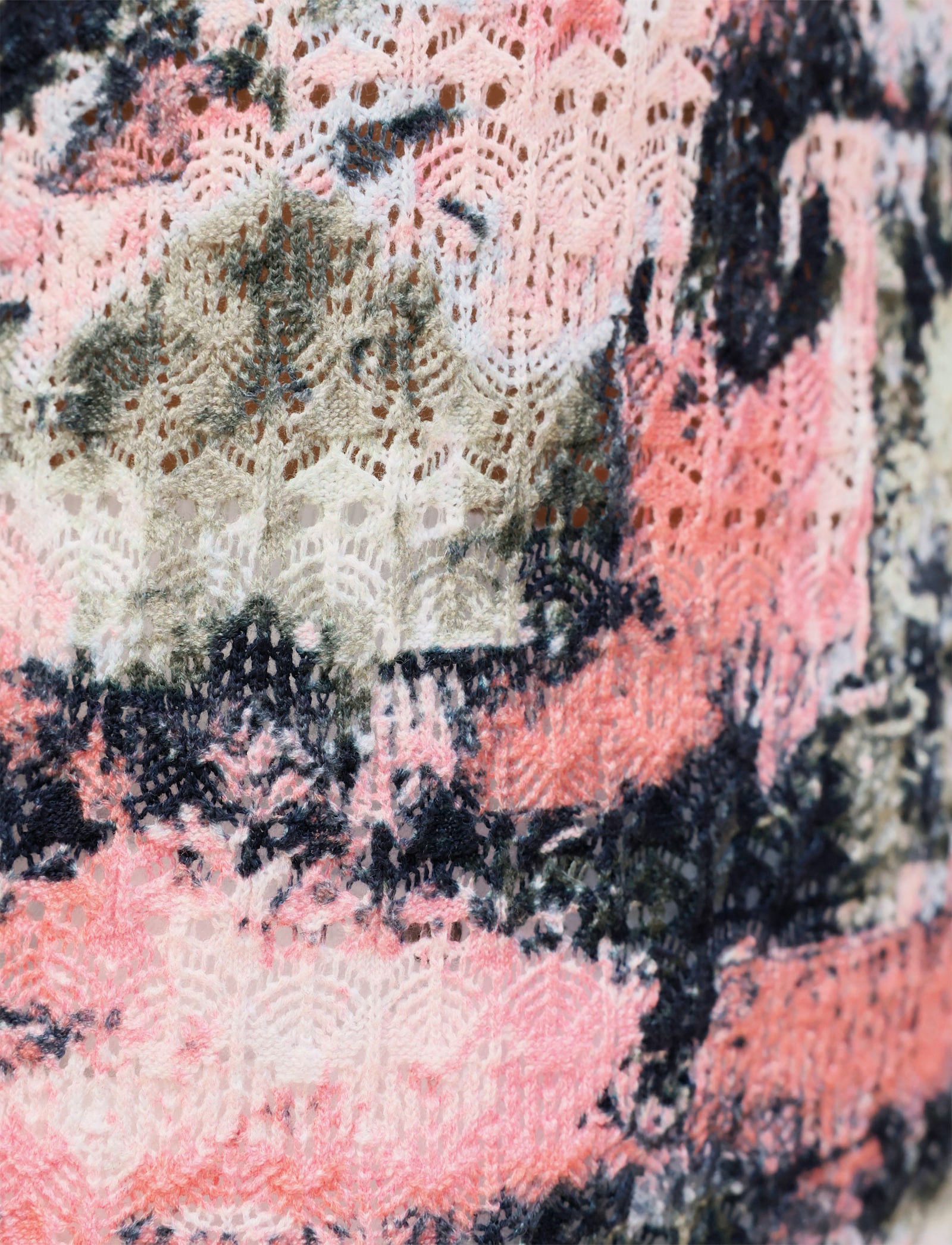 Baumwollpullover - hortensie-bedruckt