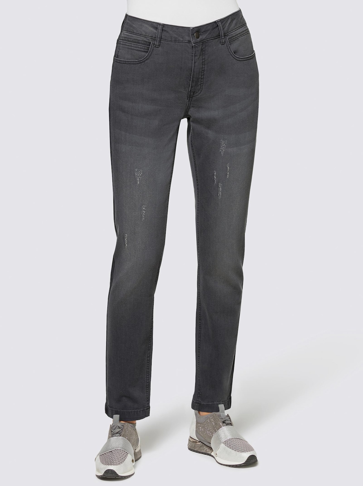 Stehmann Comfort line 5-Pocket-Jeans - graphit