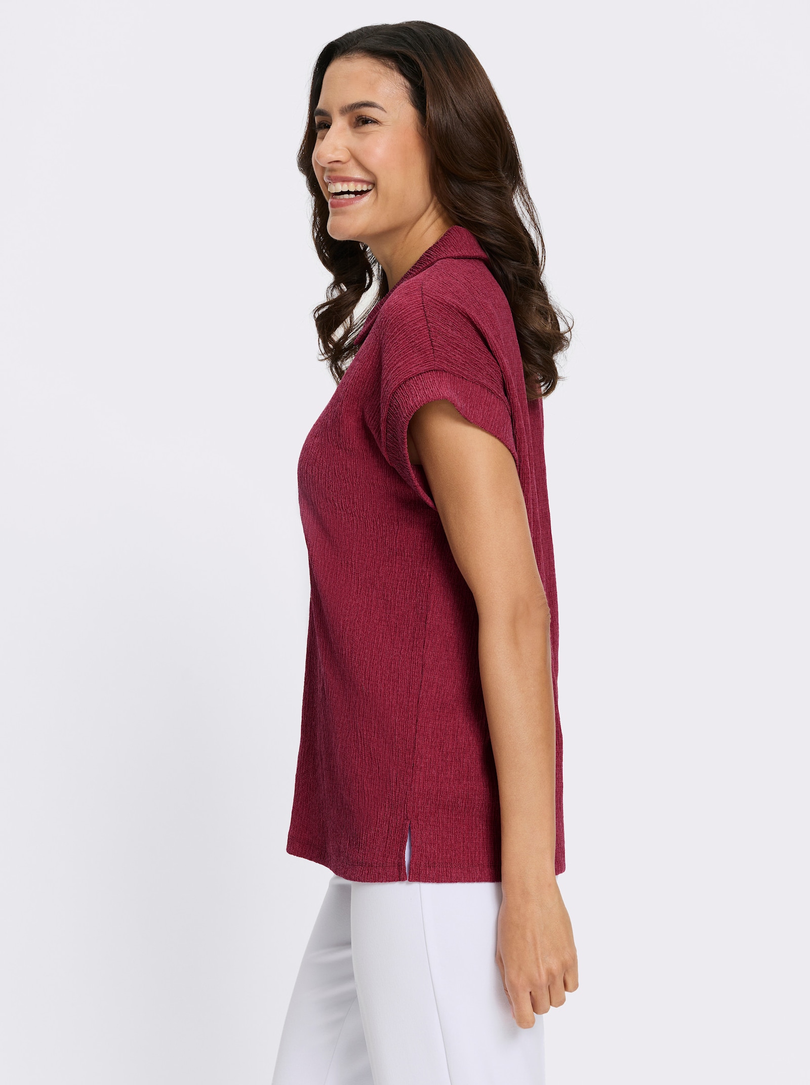 Poloshirt - dunkelrot