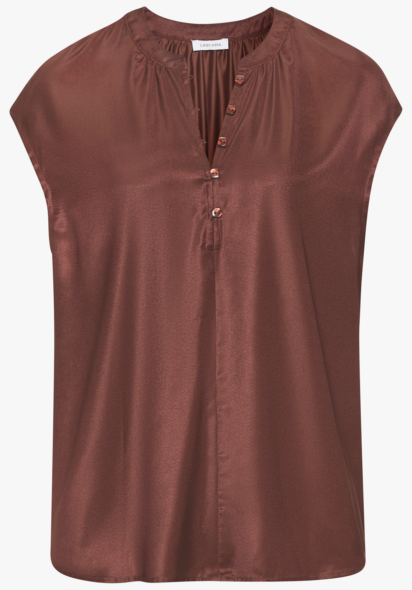 LASCANA Satinbluse - braun