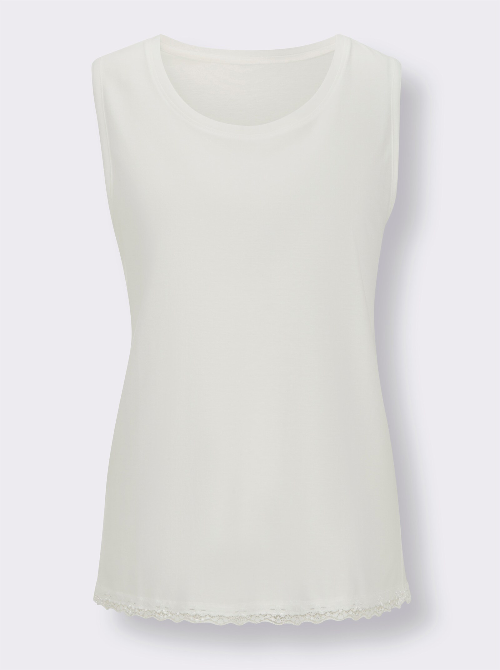 wäschepur Schlafanzug-Shirt - ecru