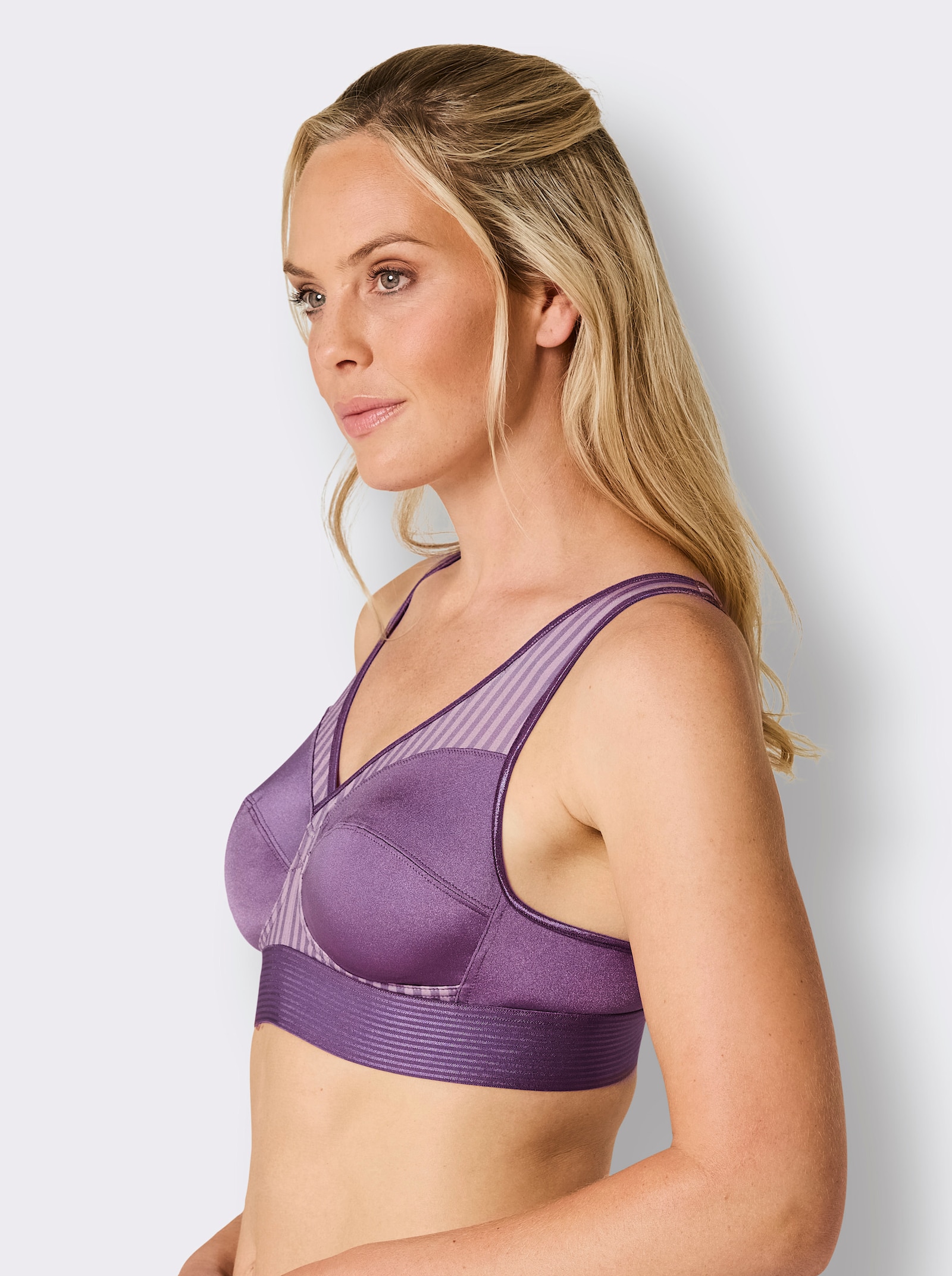 wäschepur Sport-BH ohne Bügel - feige-mauve