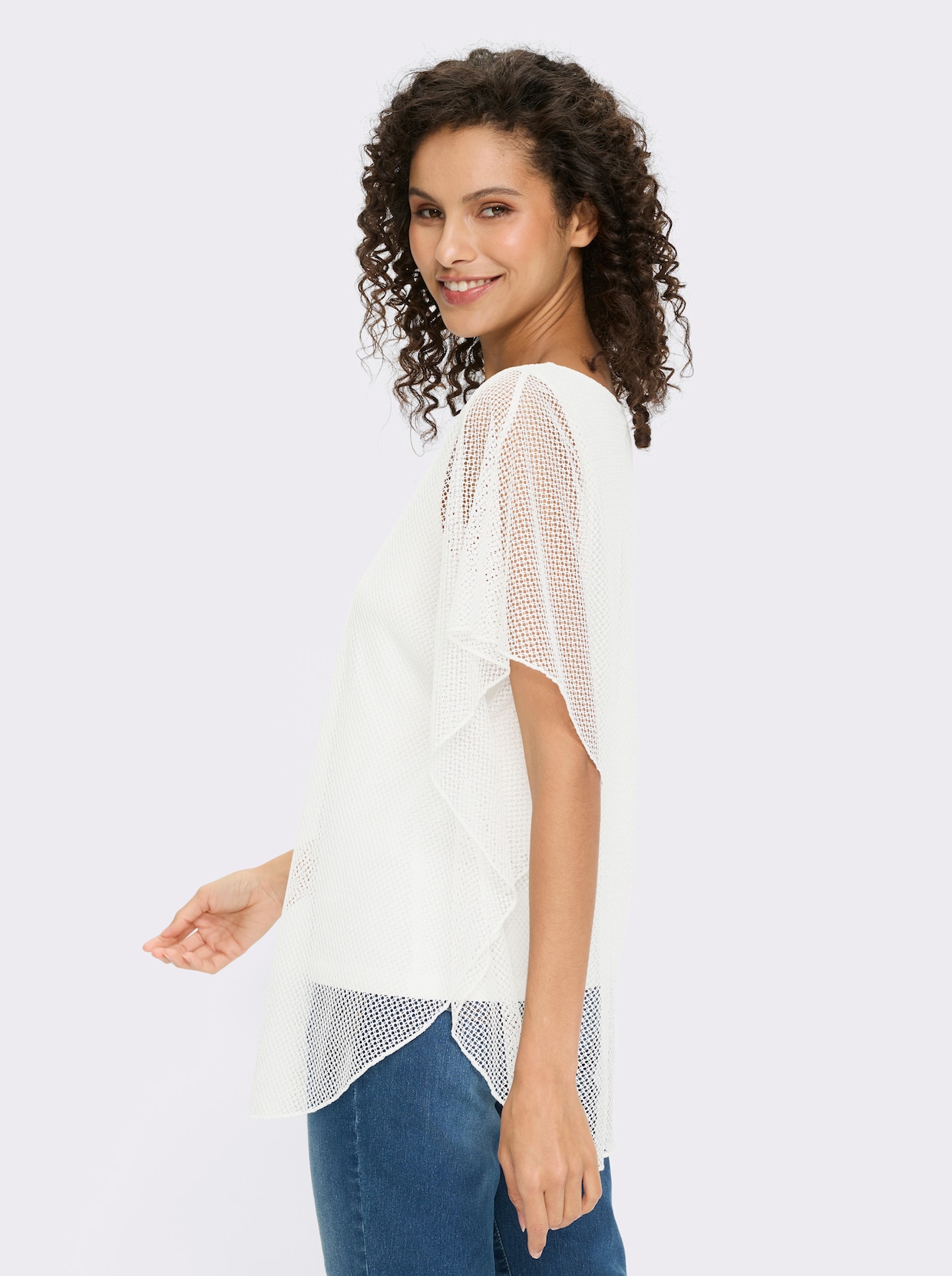 heine T-shirt à manches courtes - écru