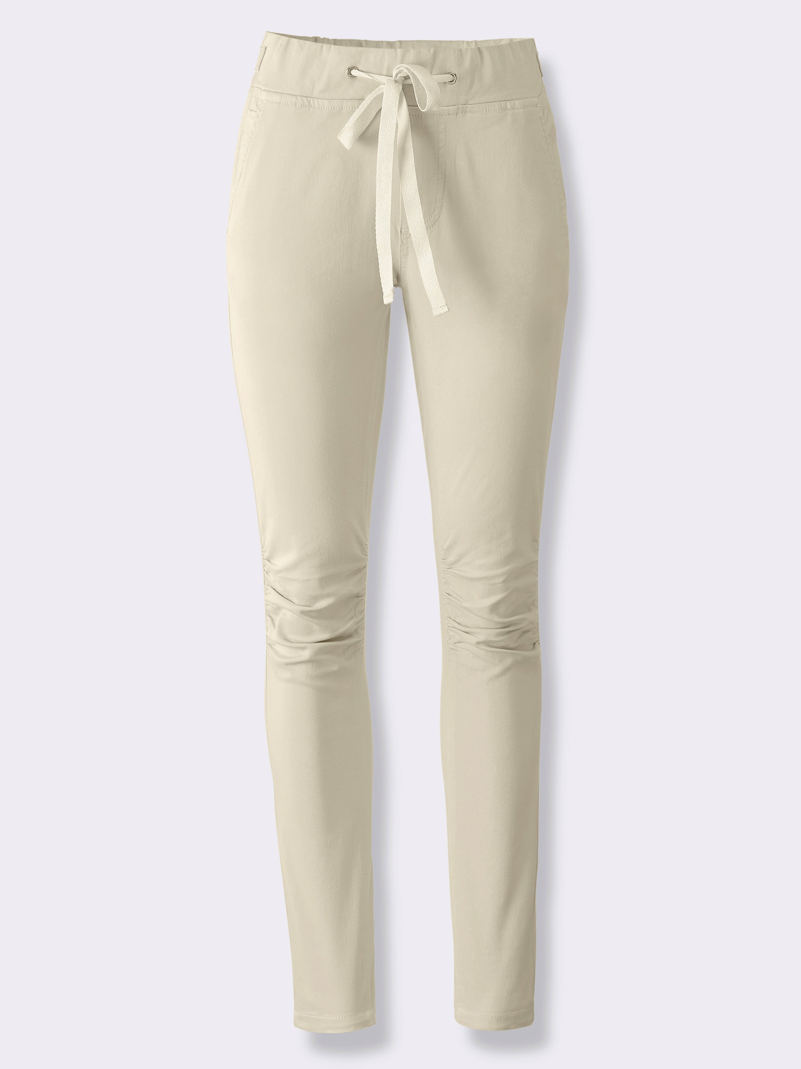 heine Comfortbroek met trensje voor wijdteregeling - zand