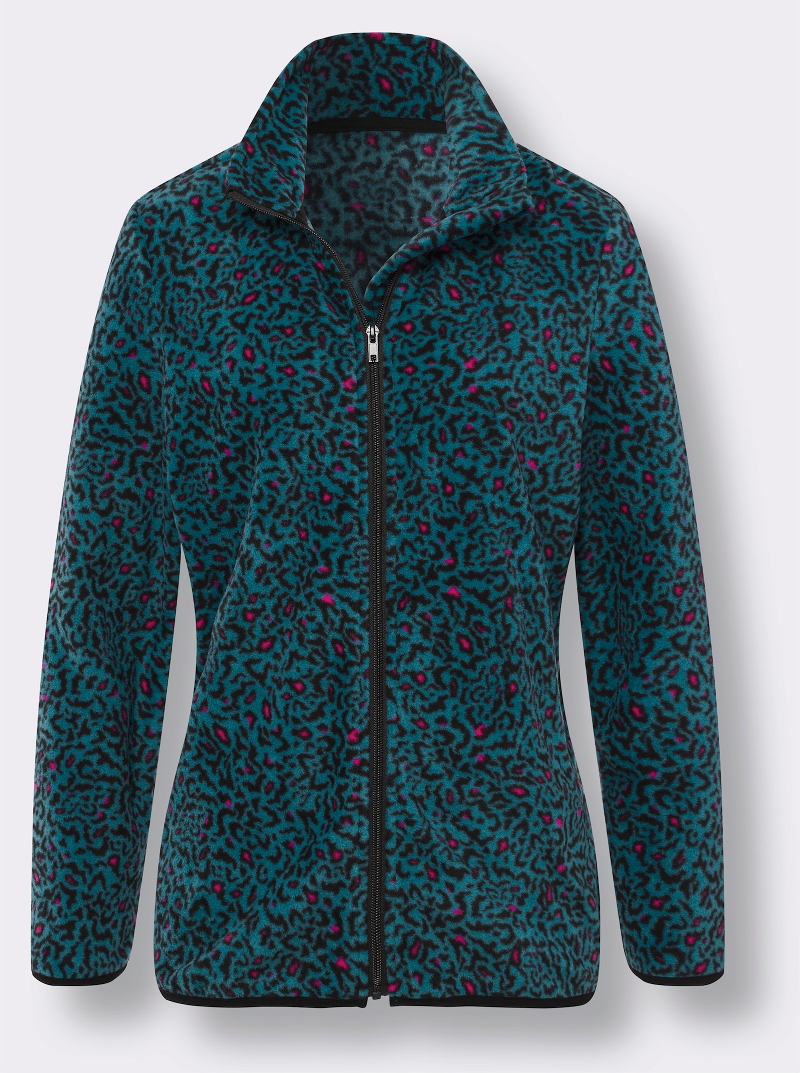 Fleecejack met dierenpatroon - aquapetrol bedrukt