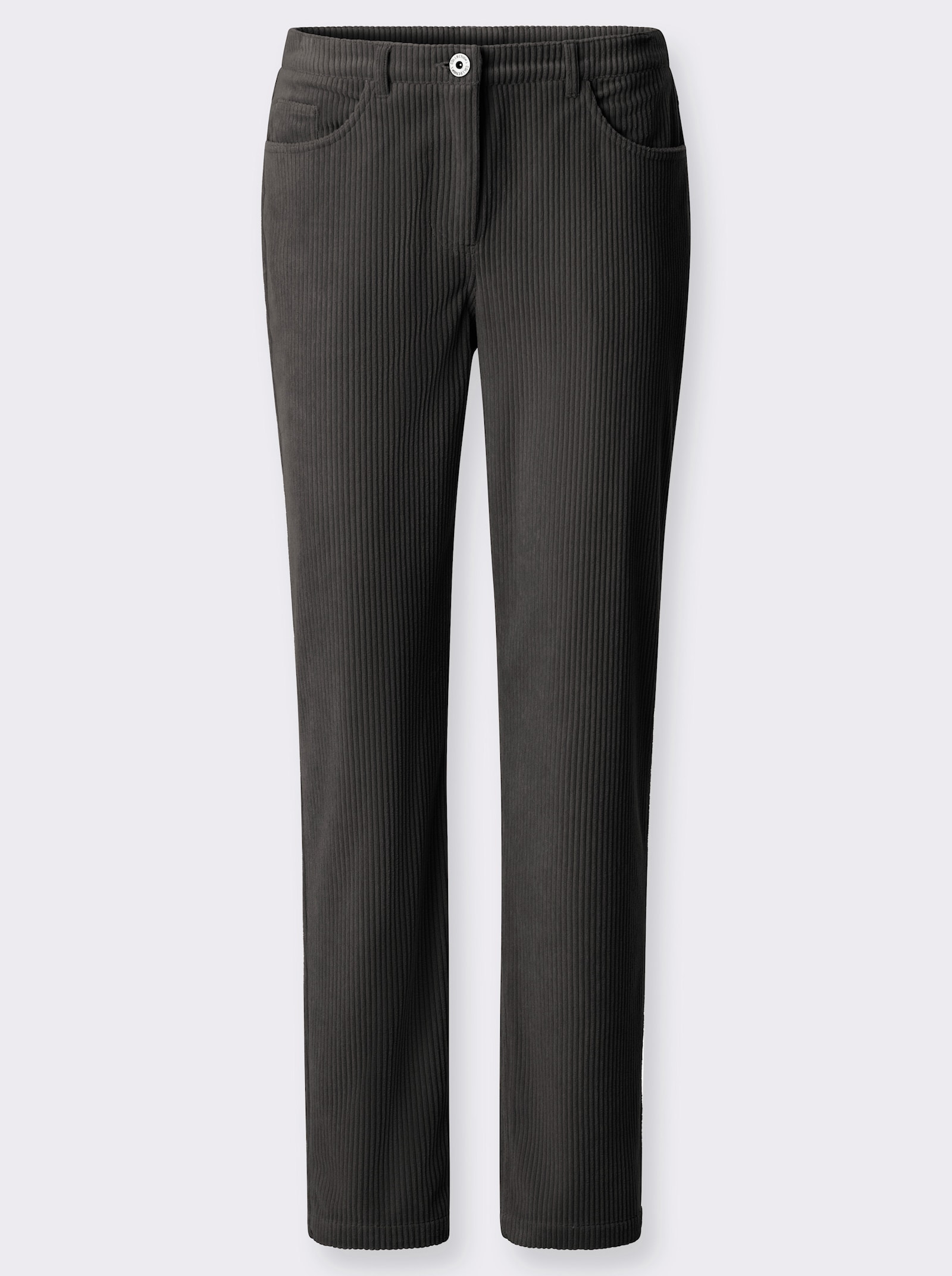 Cordhose in 5-Pocket-Form - graphit