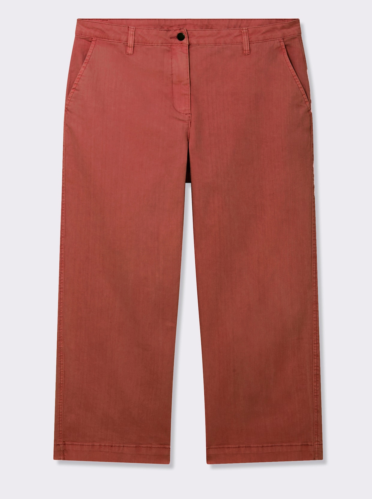 Culotte mit aufgesetzten Taschen hinten - rostrot