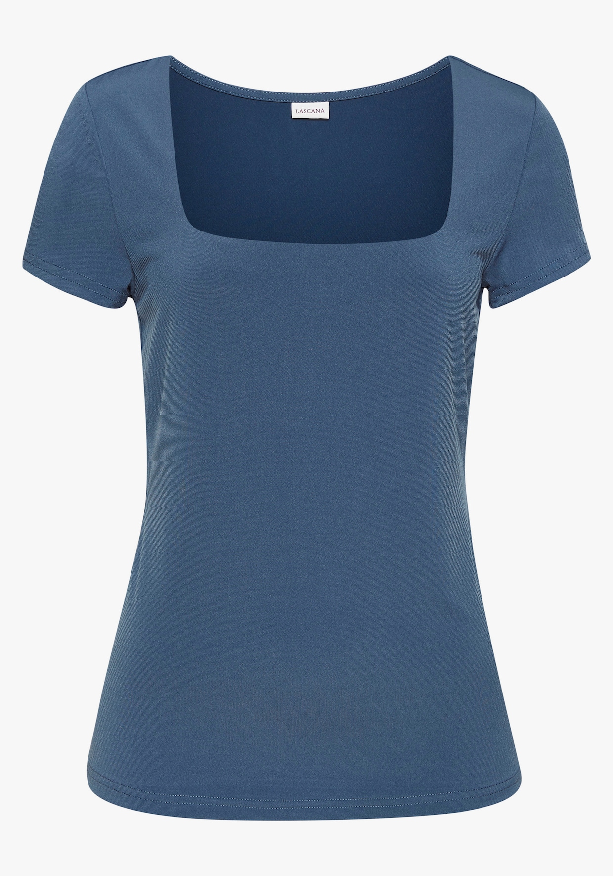 LASCANA T-Shirt - rauchblau