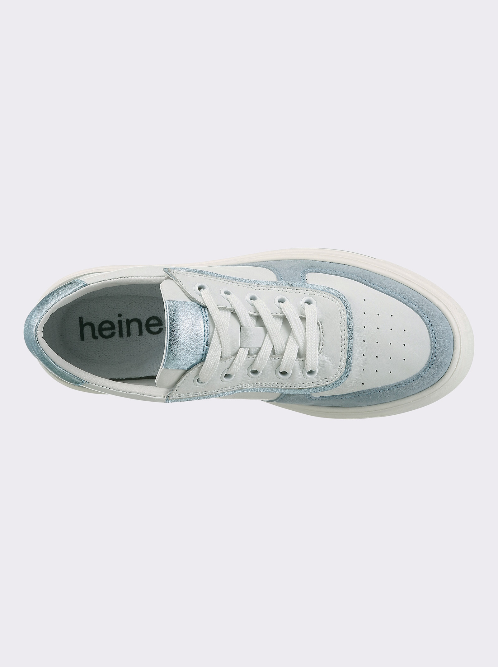 heine Sneaker - weiß-bleu