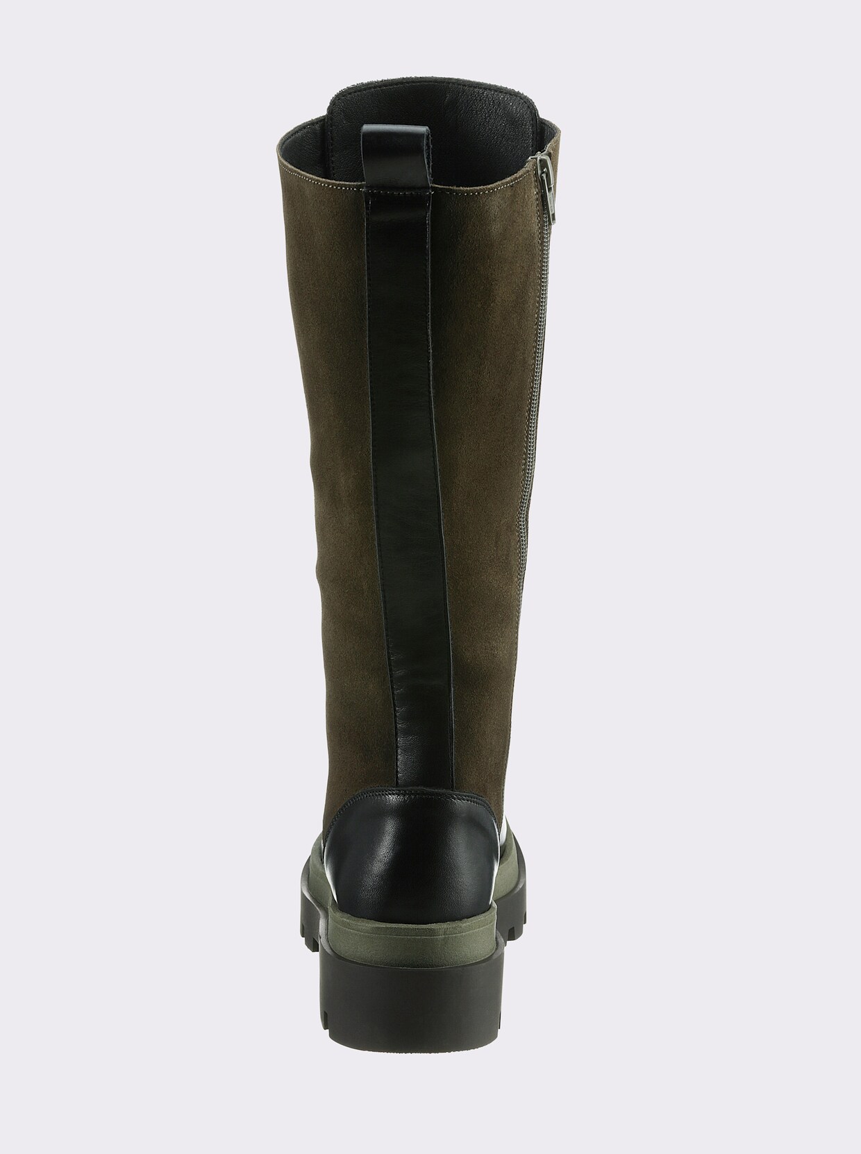 heine Stiefel - khaki-schwarz