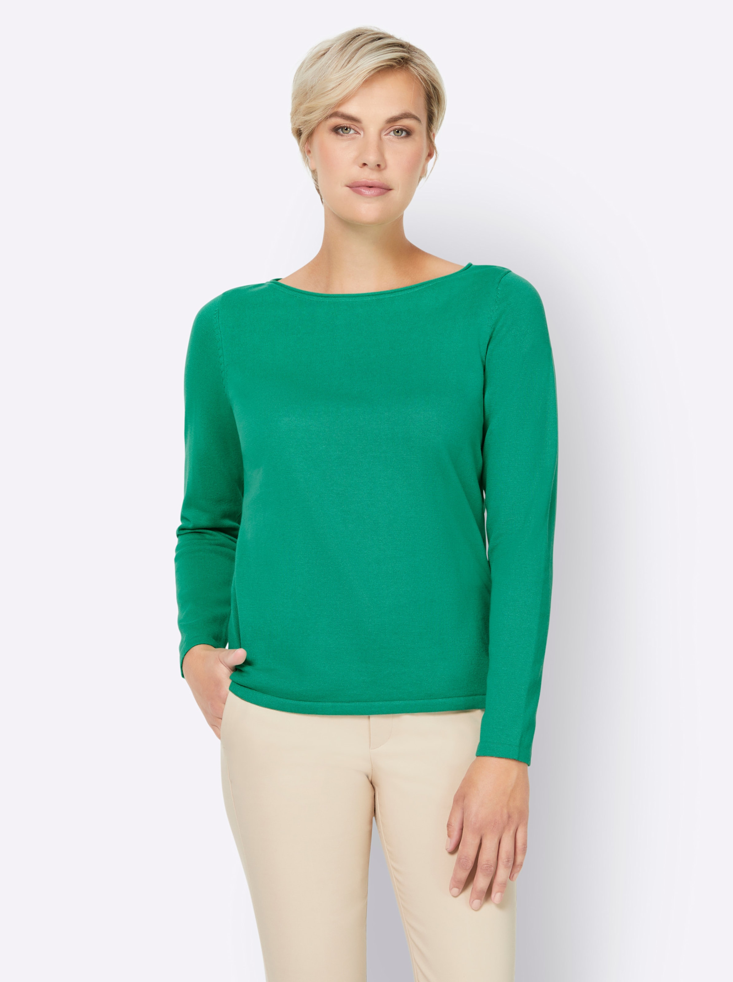 Witt Damen Pullover, grün