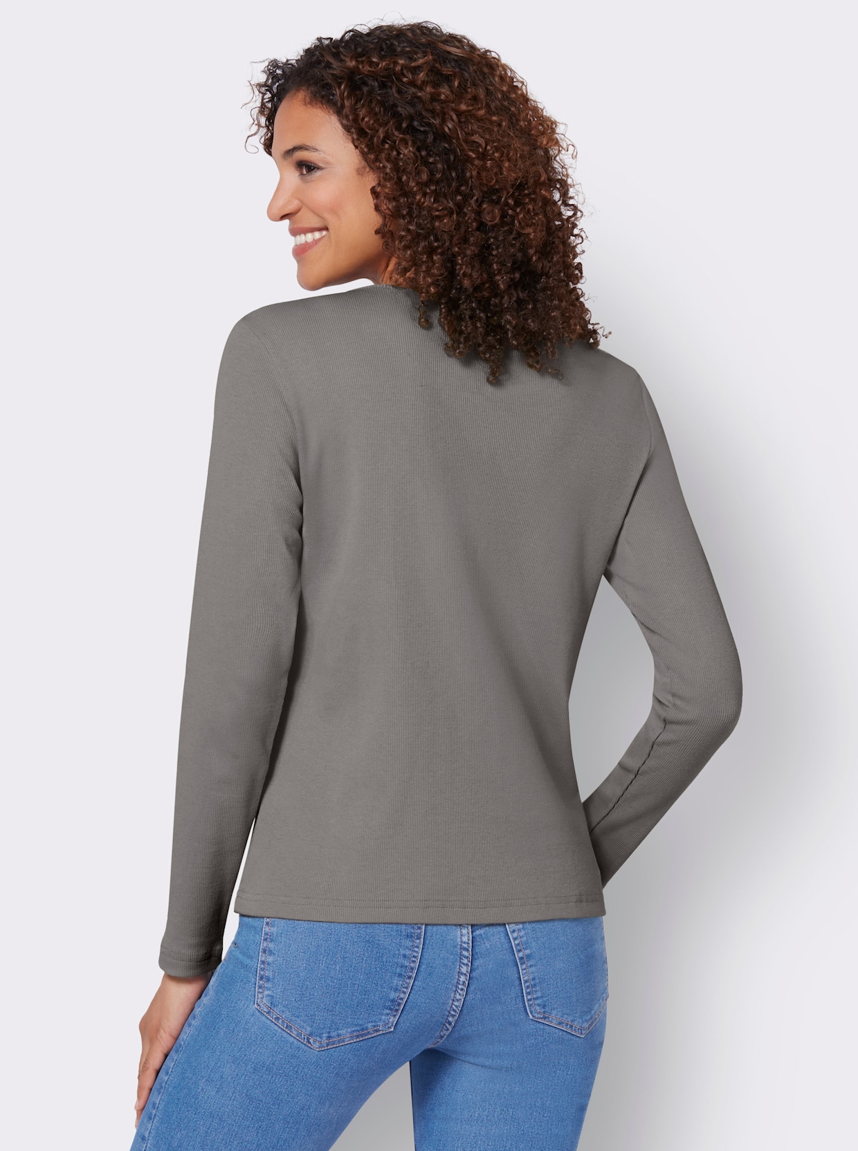 T-shirt à manches longues - gris