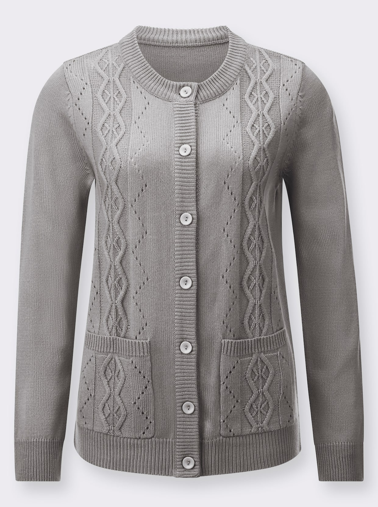Vest - steengrijs