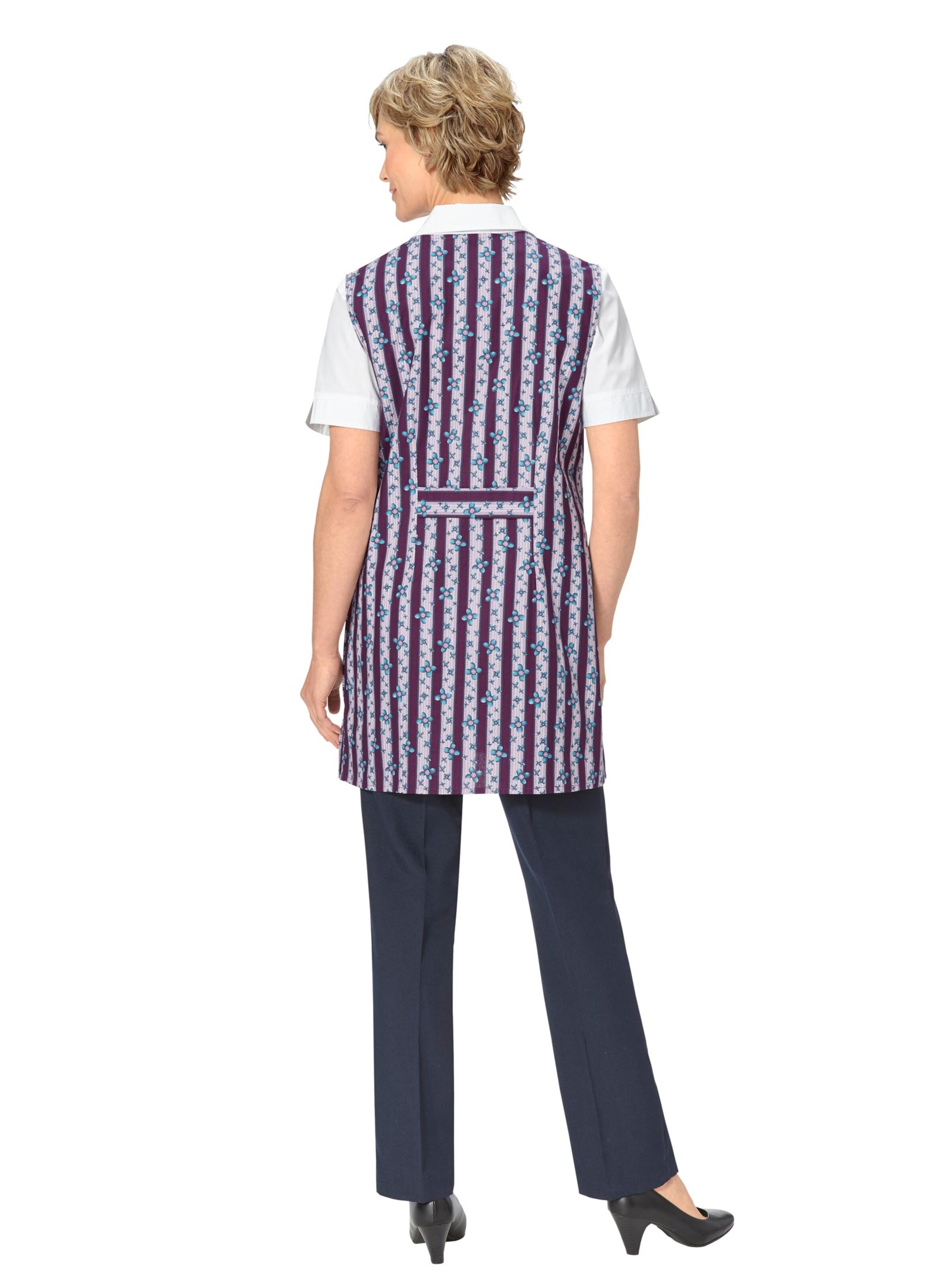 Kasack - bordeaux-bedruckt