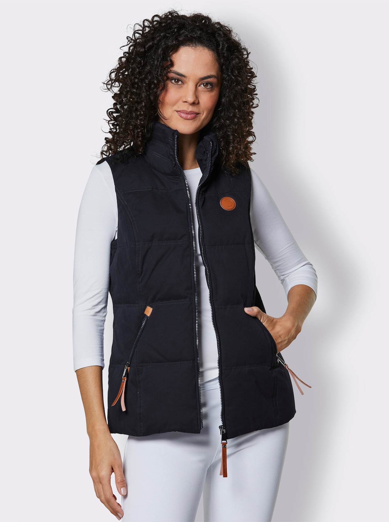 CREATION L PREMIUM Donzen gilet - marine