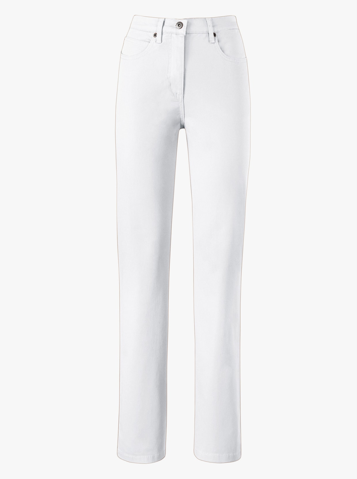 5-ficks jeans - vit