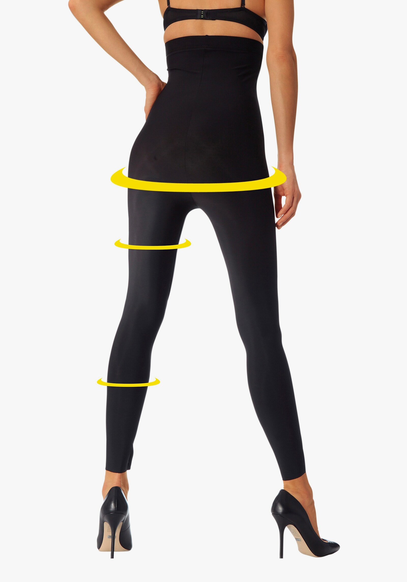 LASCANA Highwaist Leggings - schwarz