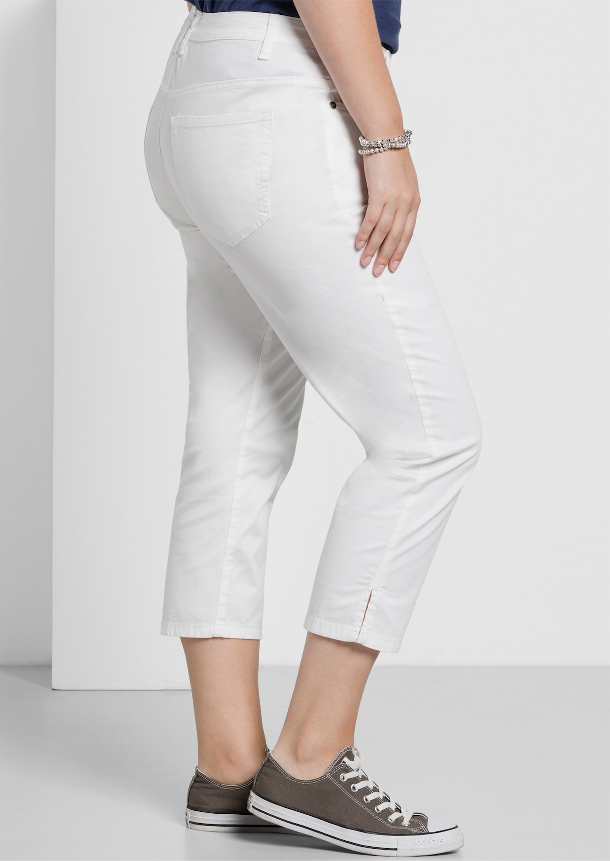 sheego 7/8-broek - wit