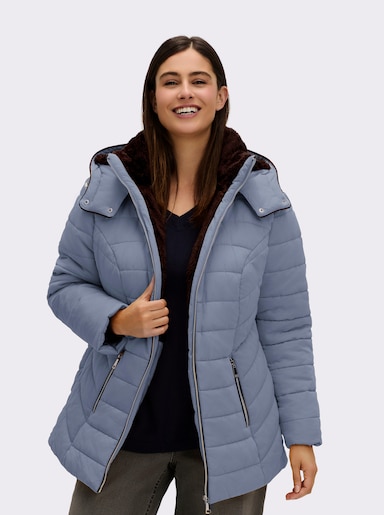 Steppjacke - rauchblau